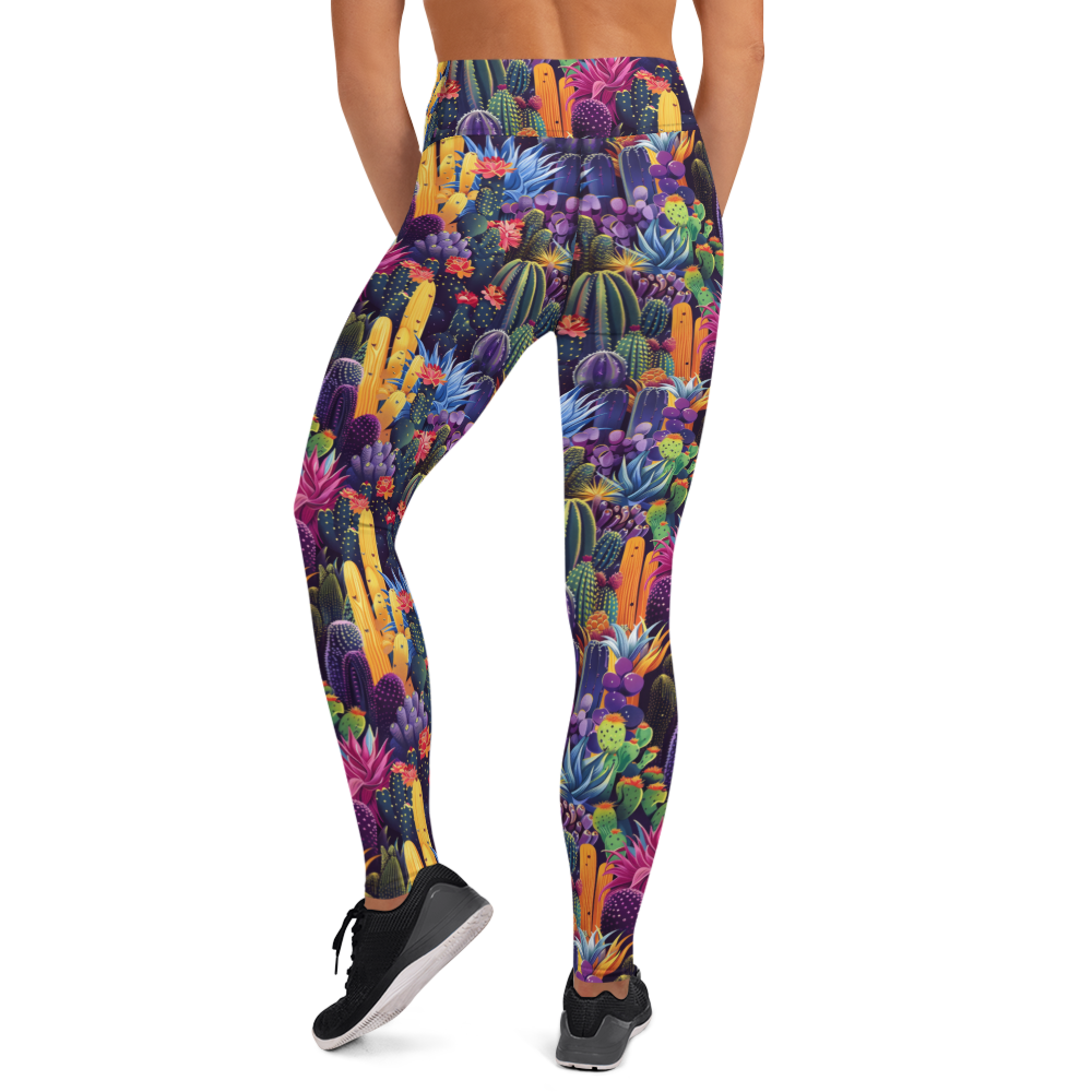 Twilight Cactus Yoga Pants | GearBunch