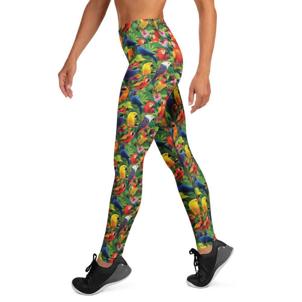 Tropical Bird Yoga Pants | GearBunch
