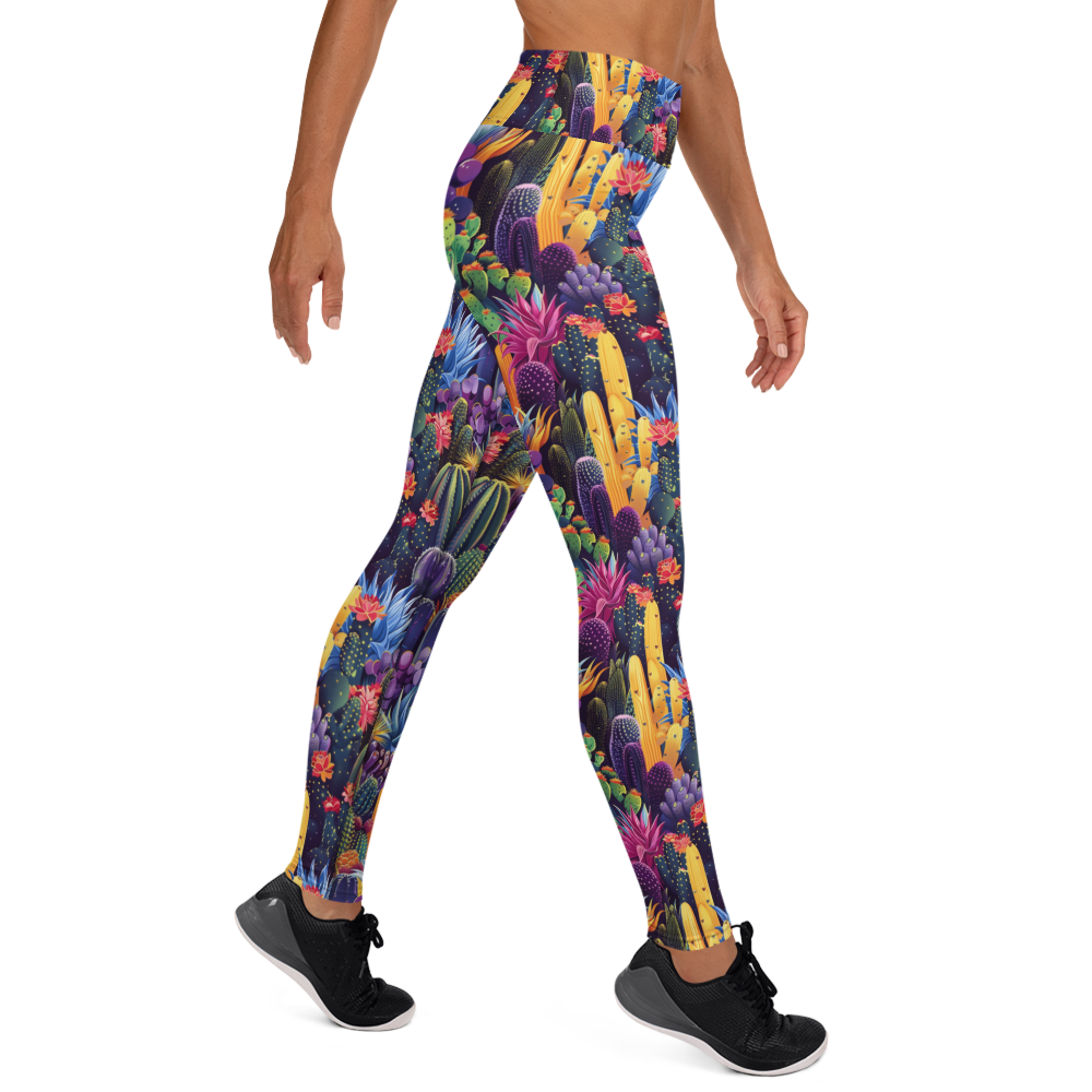 Twilight Cactus Yoga Pants | GearBunch
