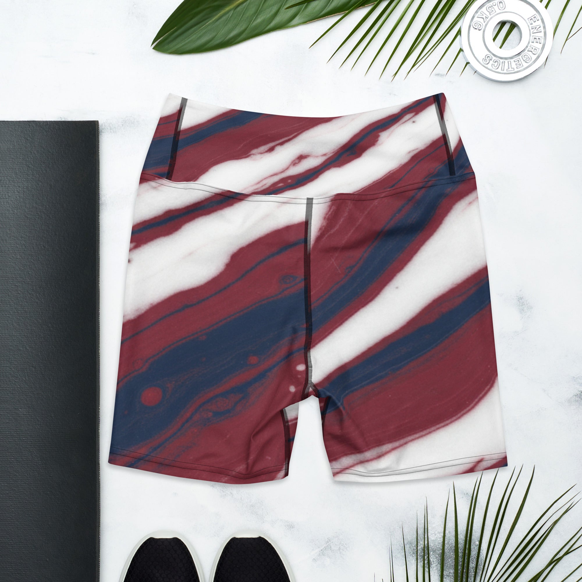 American Marble Yoga Shorts | GearBunch