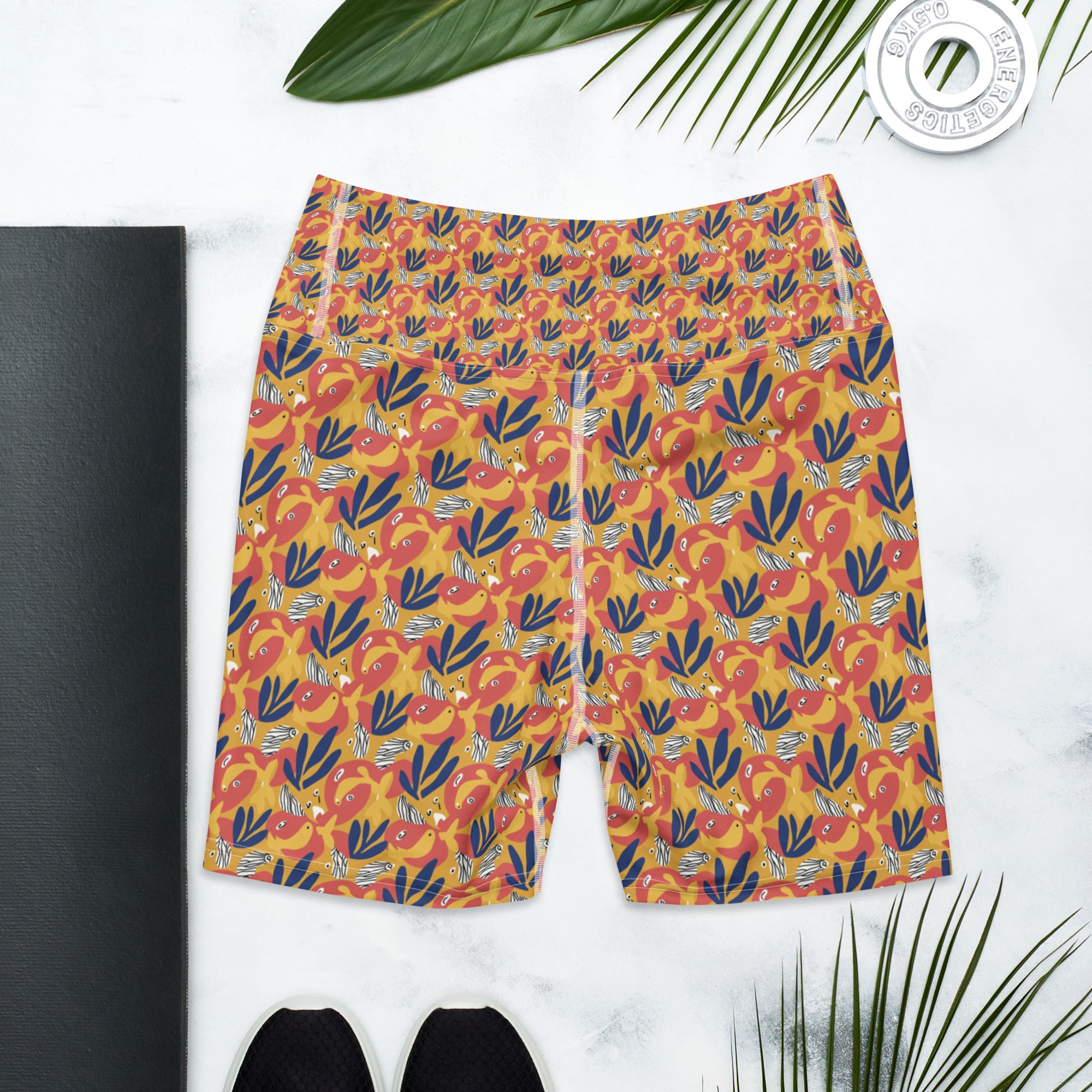 Henri Matisse Goldfish Yoga Shorts | GearBunch