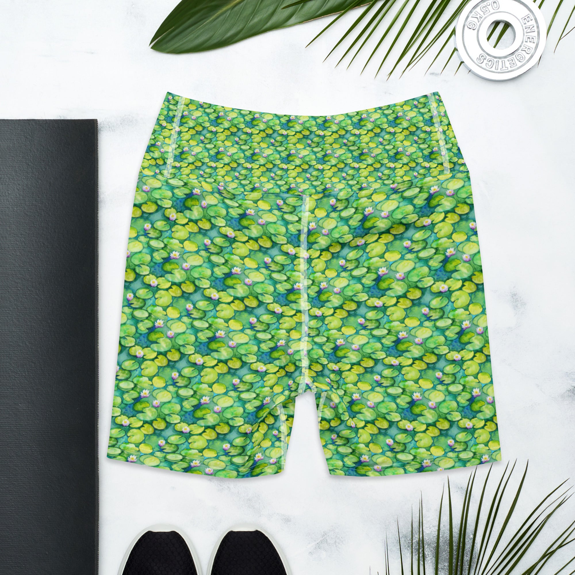 Monet Water Lilies Yoga Shorts | GearBunch