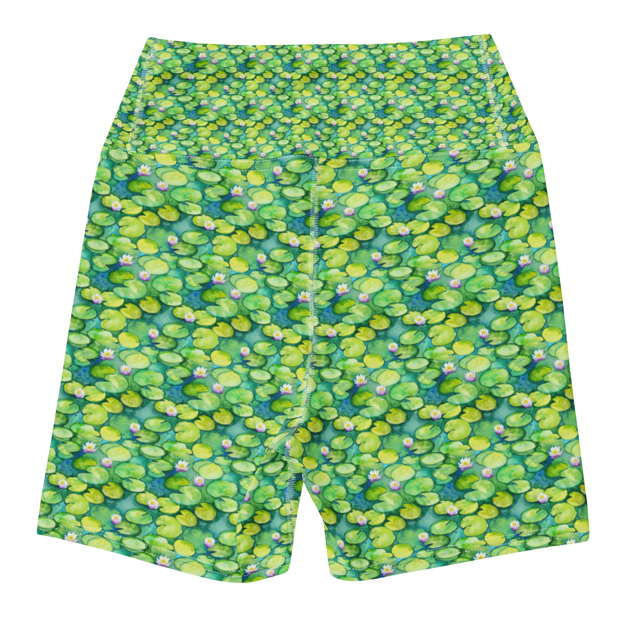 Monet Water Lilies Yoga Shorts | GearBunch