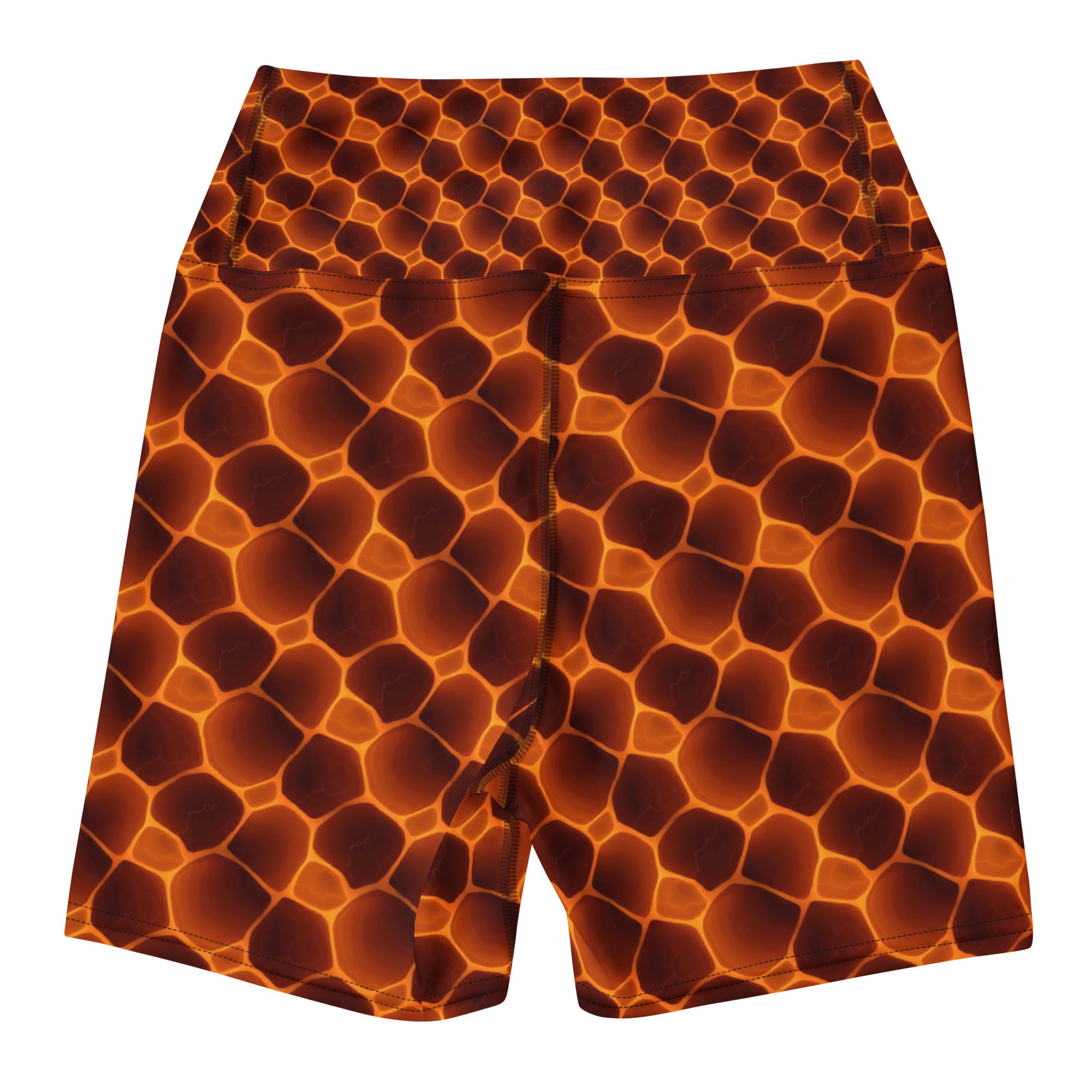 Tortoise Shell Pattern Yoga Shorts | GearBunch