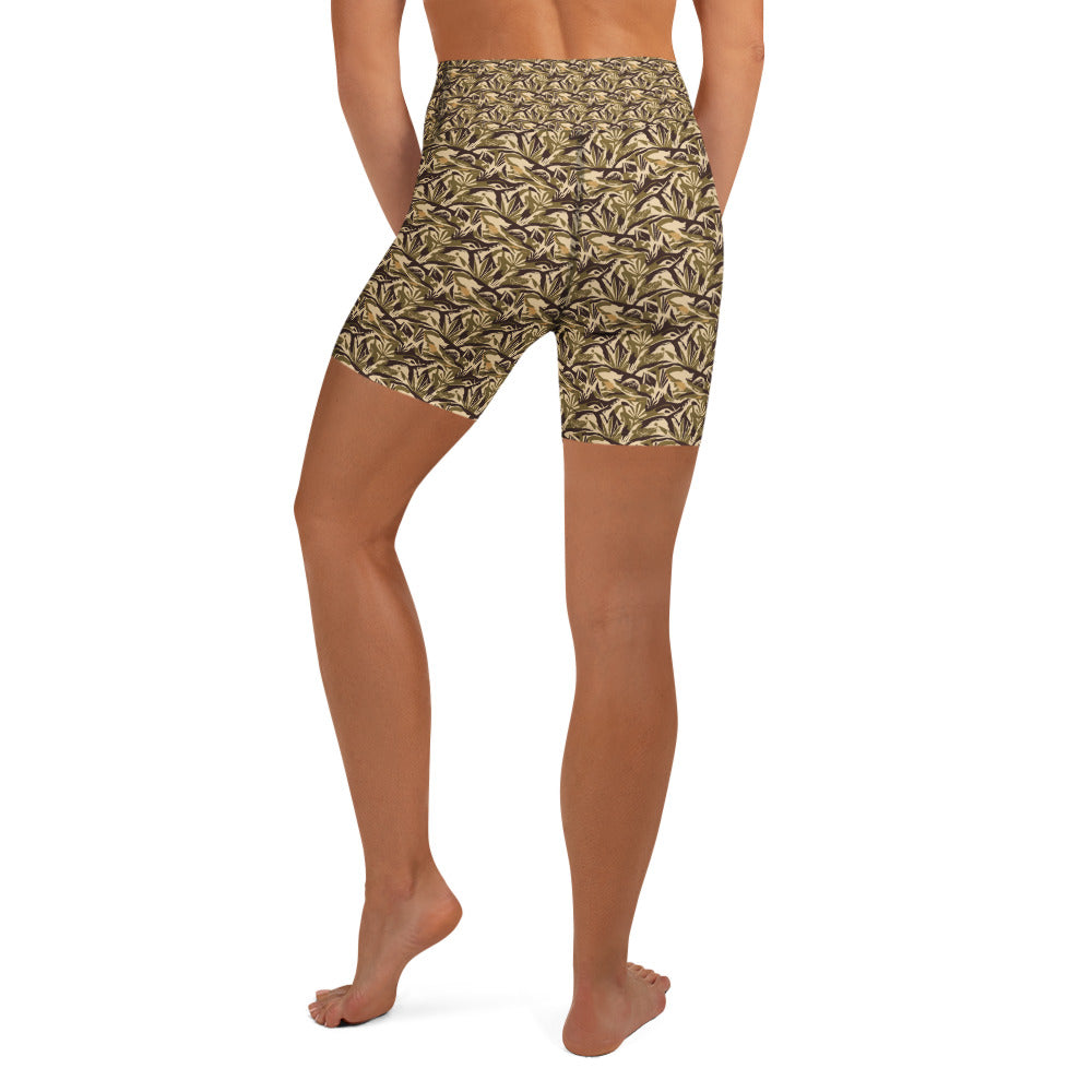 Abstract Desert Landscape Yoga Shorts | GearBunch