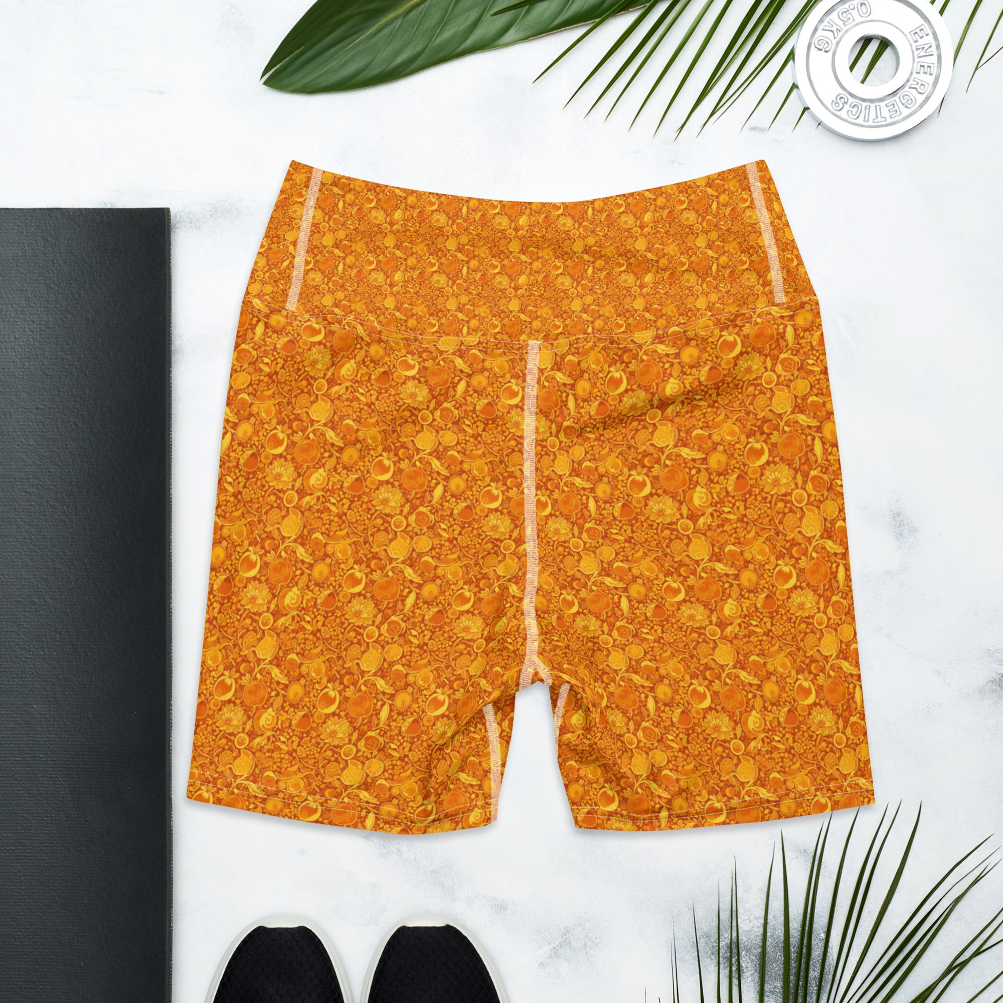 Fruit Market Still Life Yoga Shorts | GearBunch