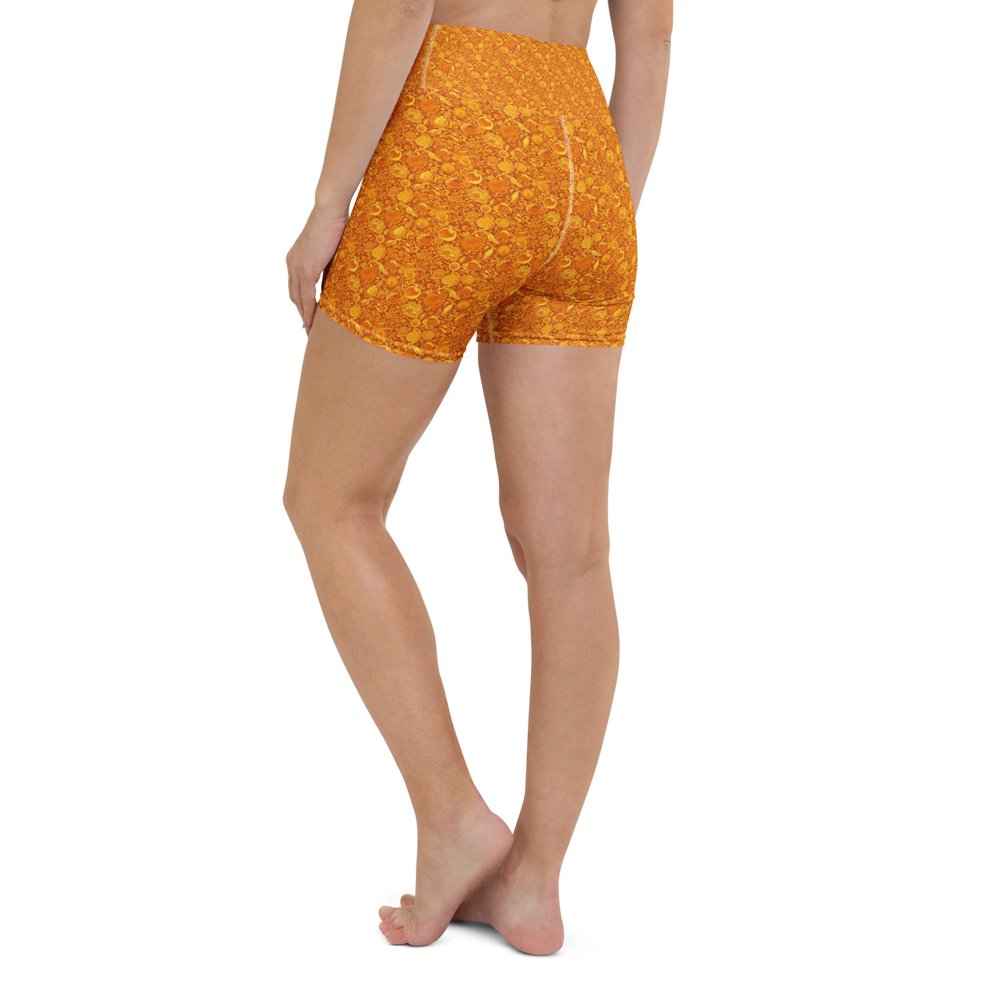 Fruit Market Still Life Yoga Shorts | GearBunch