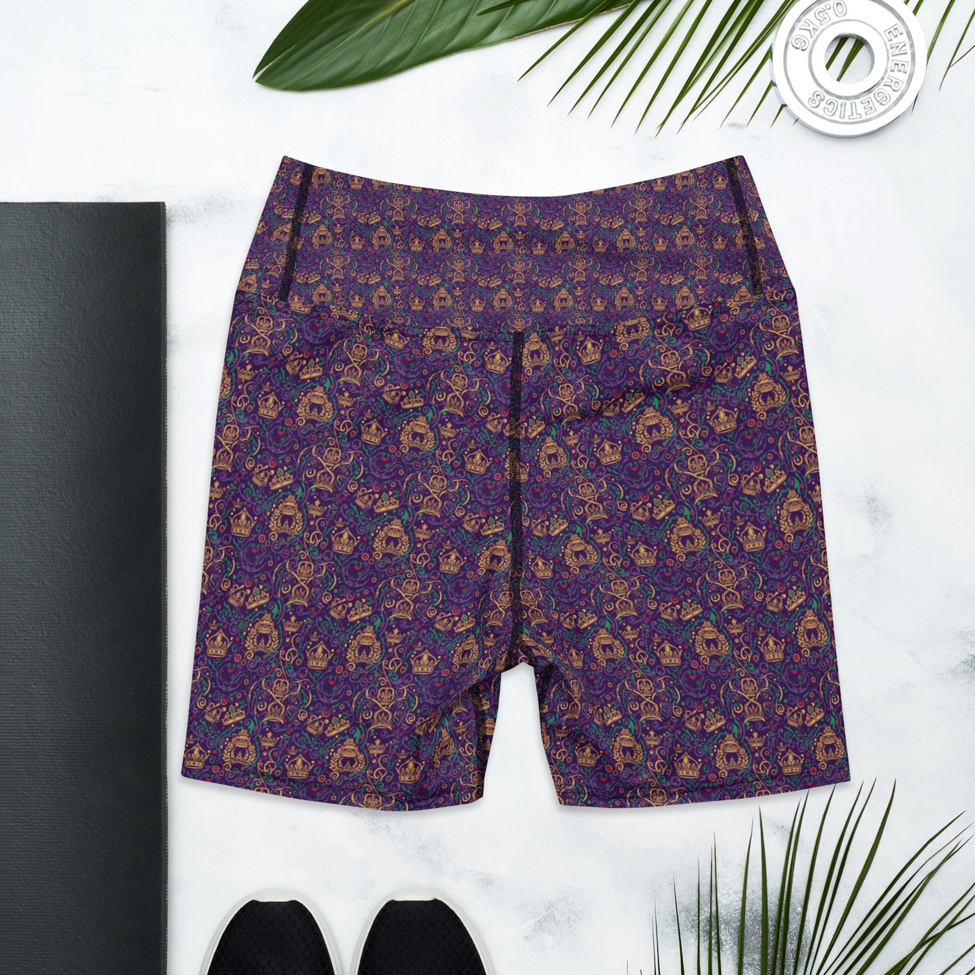 Crown of Glory Yoga Shorts | GearBunch