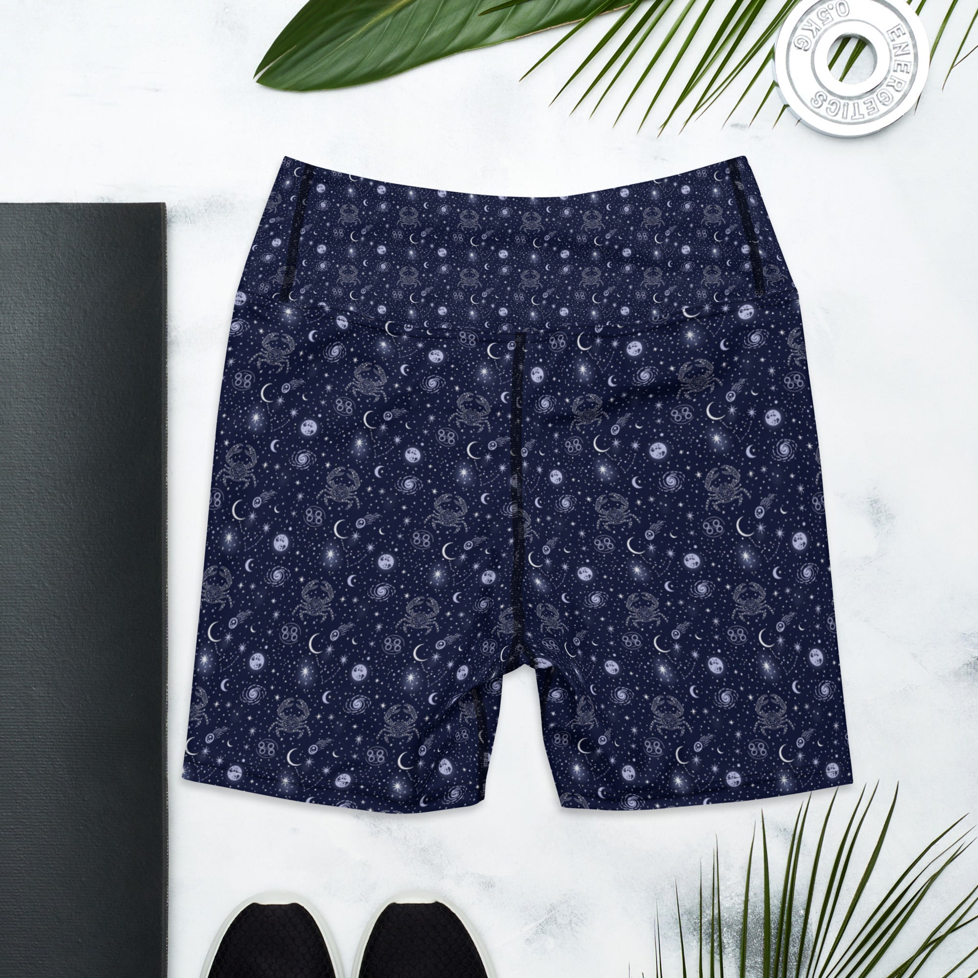 Cancer Celestial Yoga Shorts | GearBunch