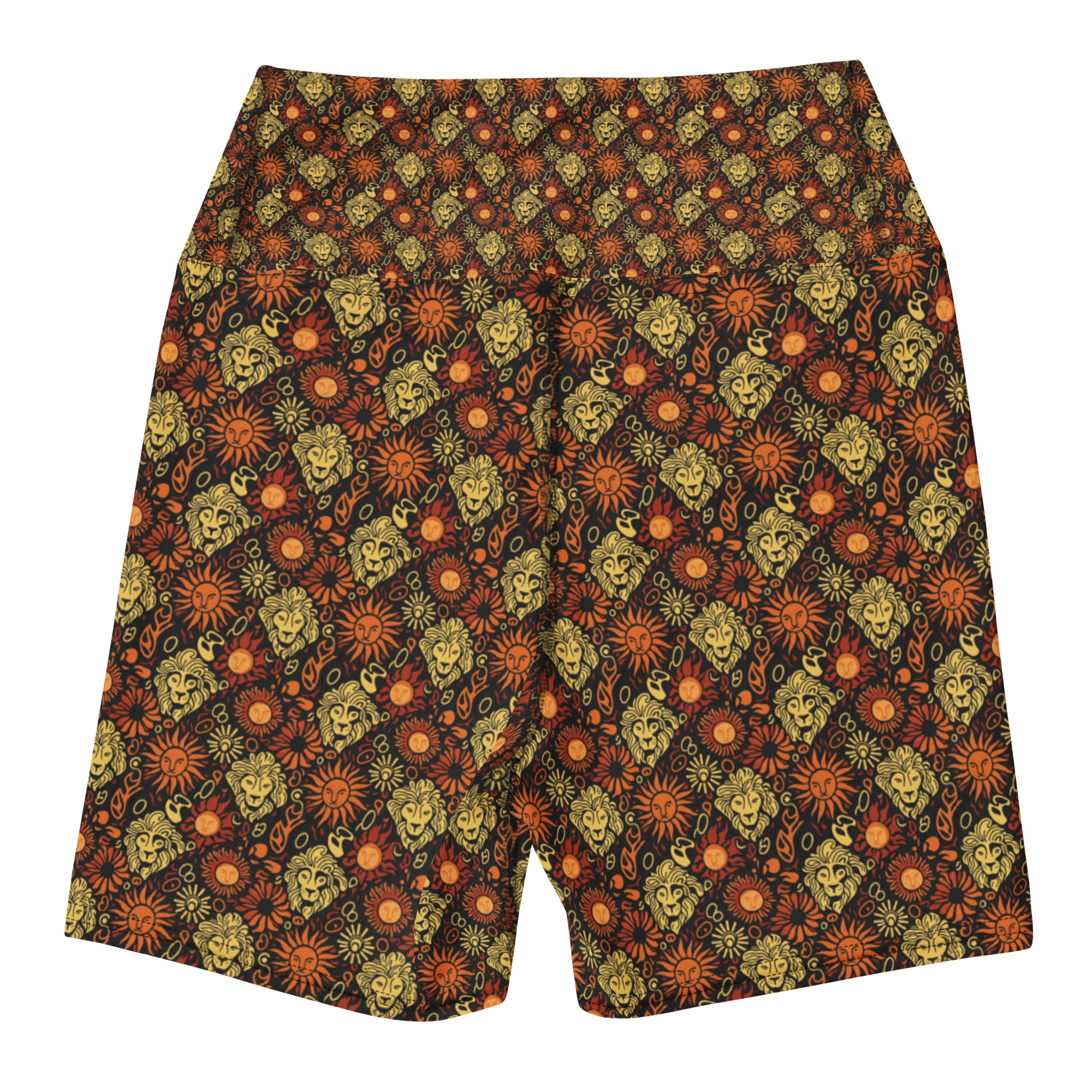 Leo Sun Mane Yoga Shorts | GearBunch
