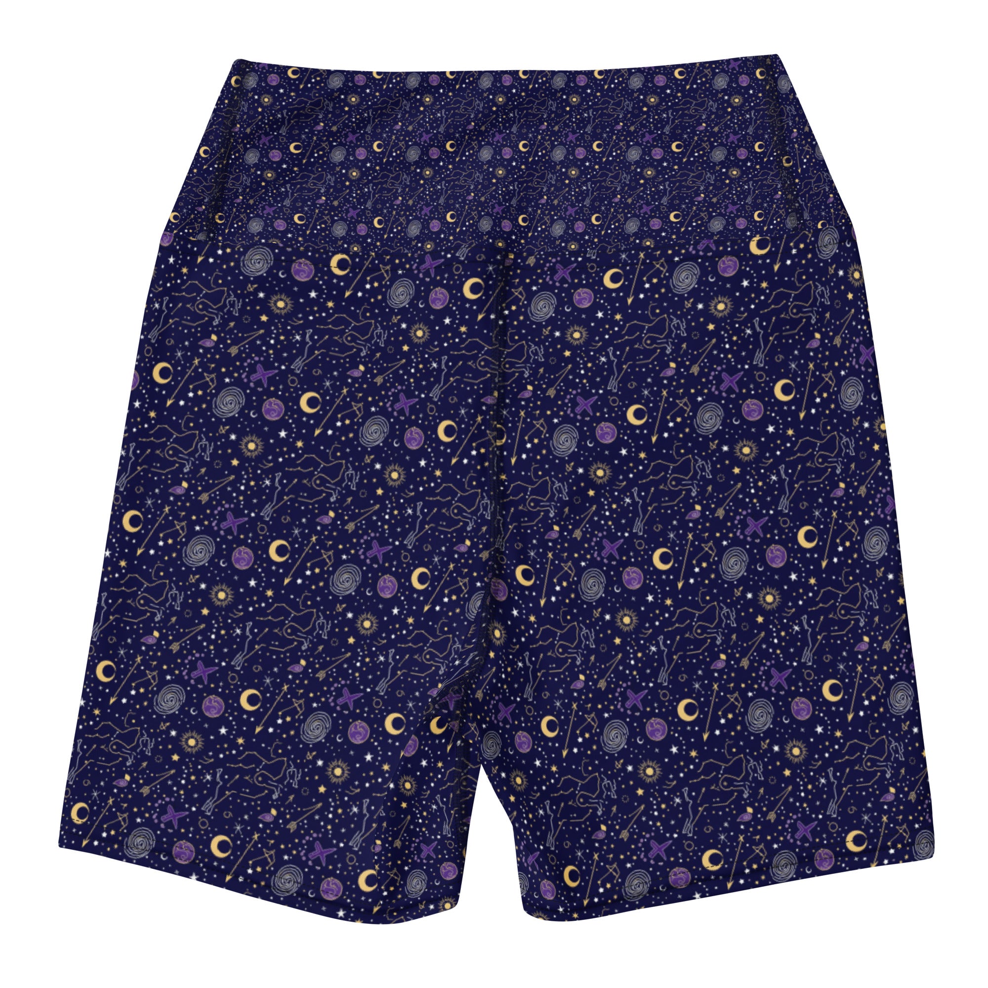 Sagittarius Celestial Yoga Shorts | GearBunch