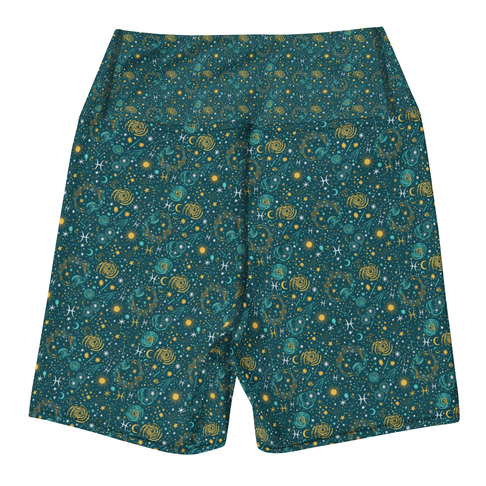 Pisces Celestial Yoga Shorts | GearBunch