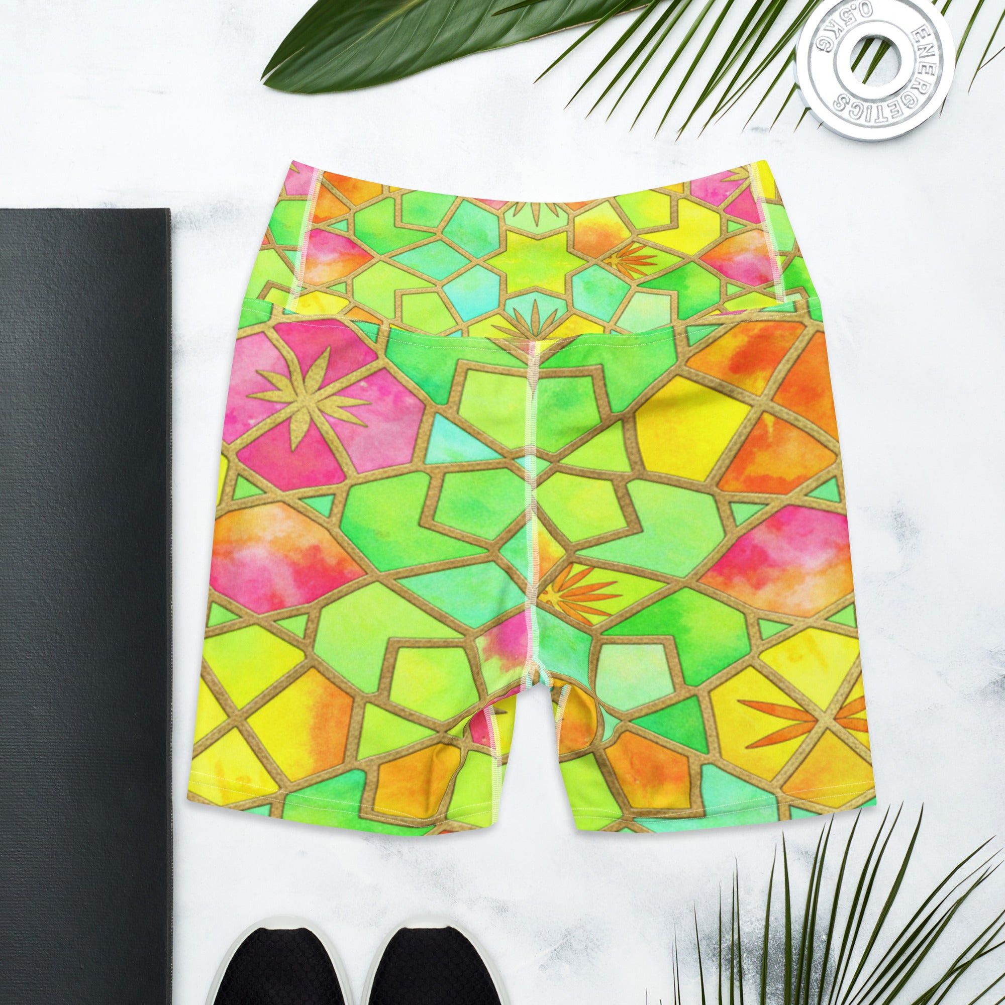 Tropical Punch Yoga Shorts | GearBunch