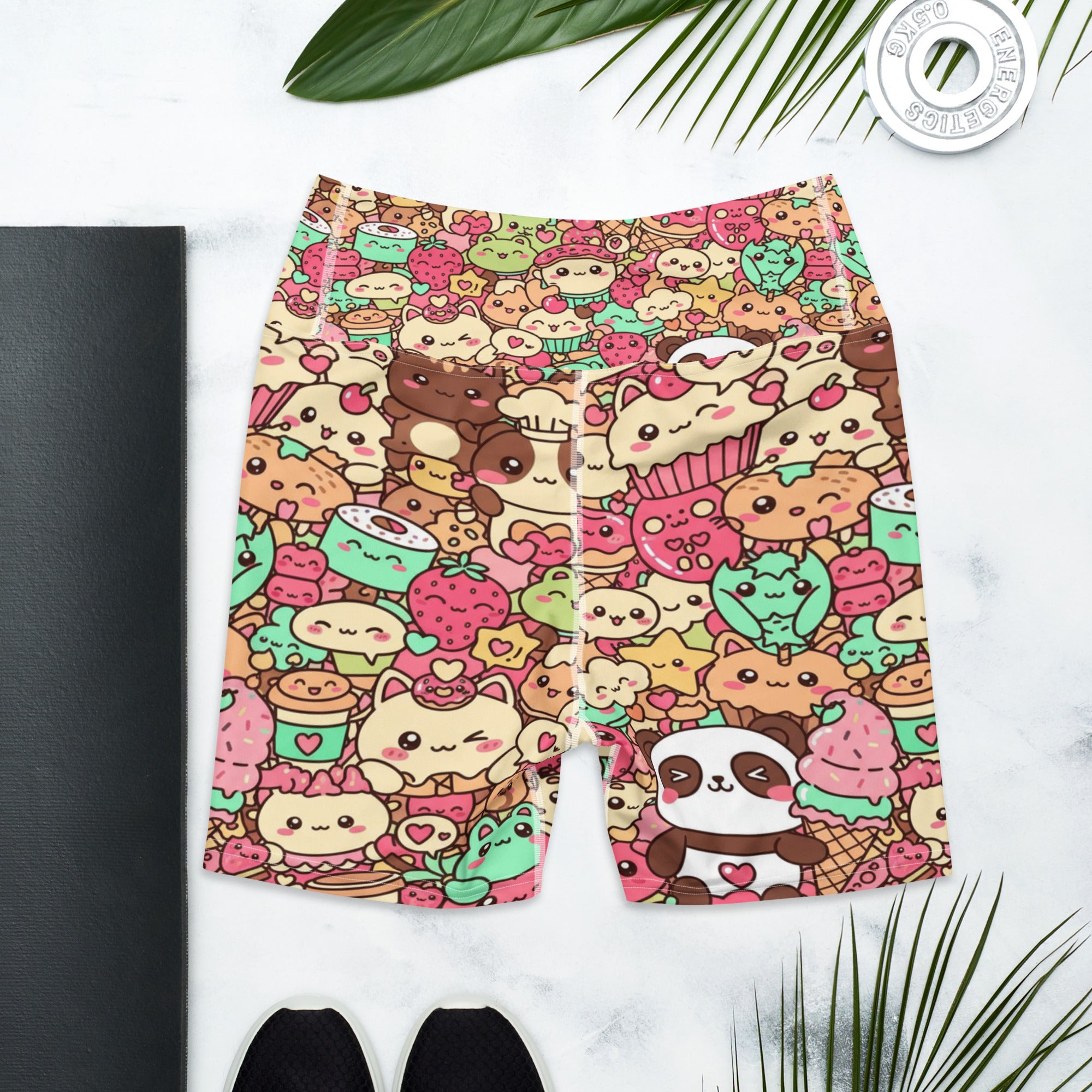 Kawaii Ice Cream Dream Yoga Shorts | GearBunch