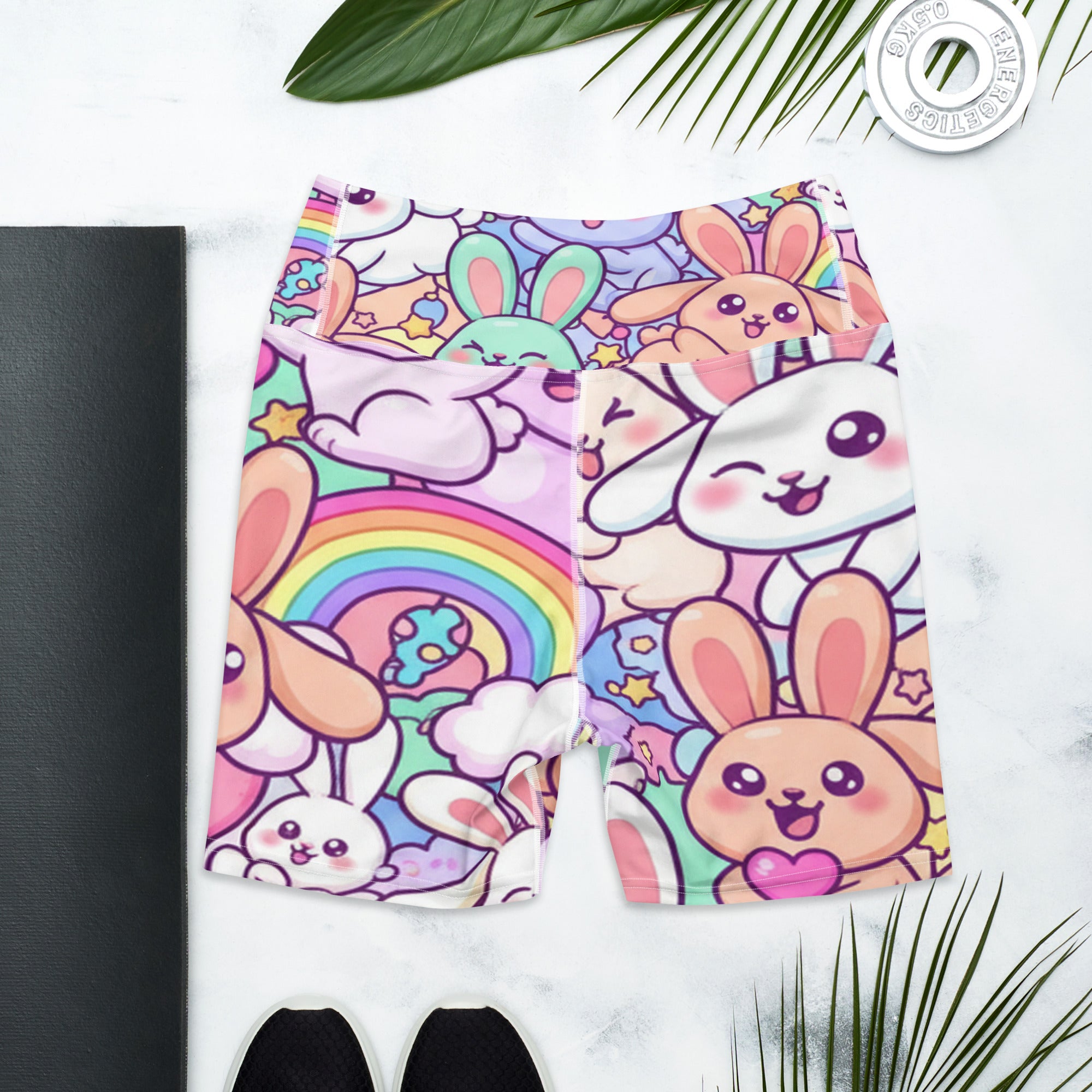Vibrant Bunny Hop Yoga Shorts | GearBunch