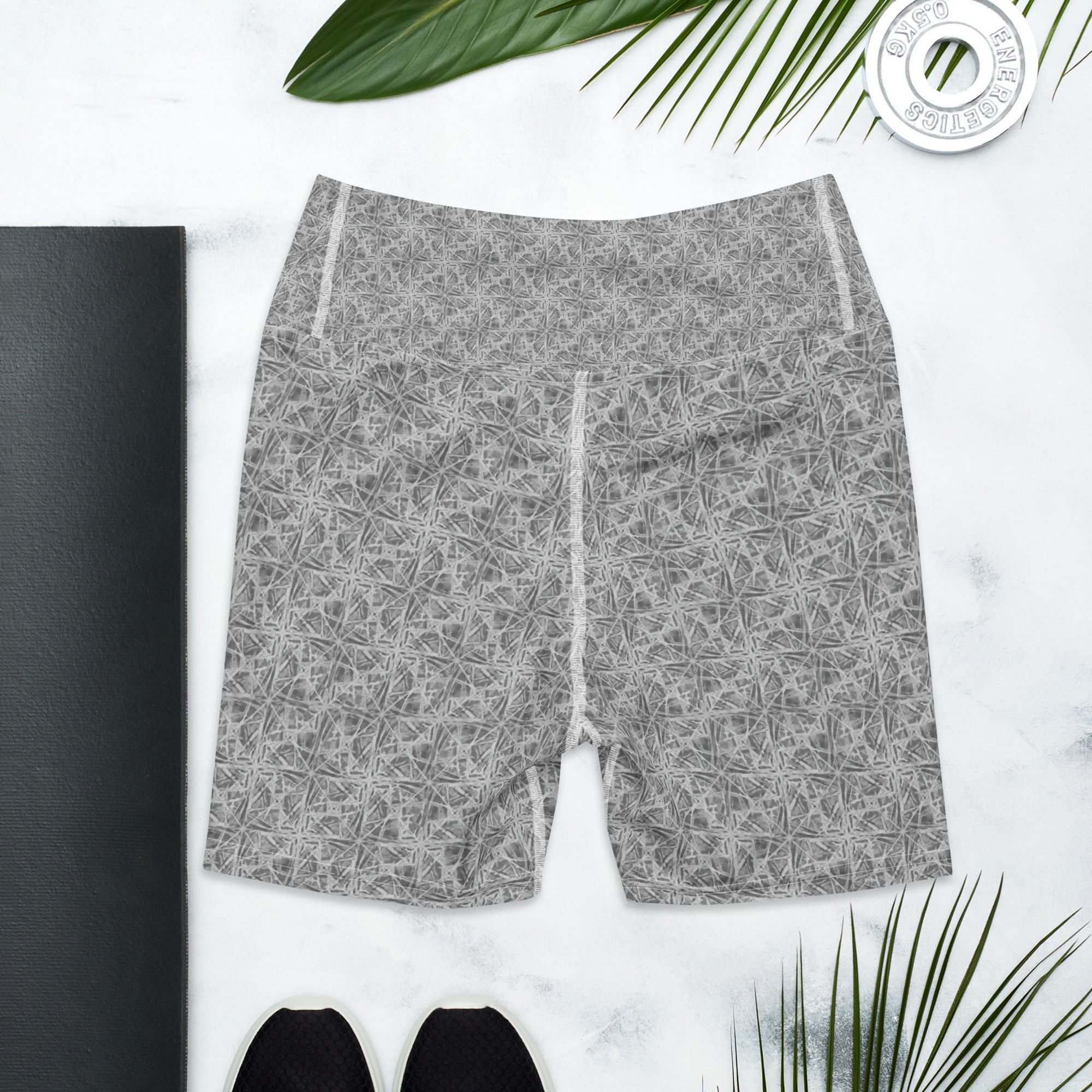 Confusion Abstract Yoga Shorts | GearBunch