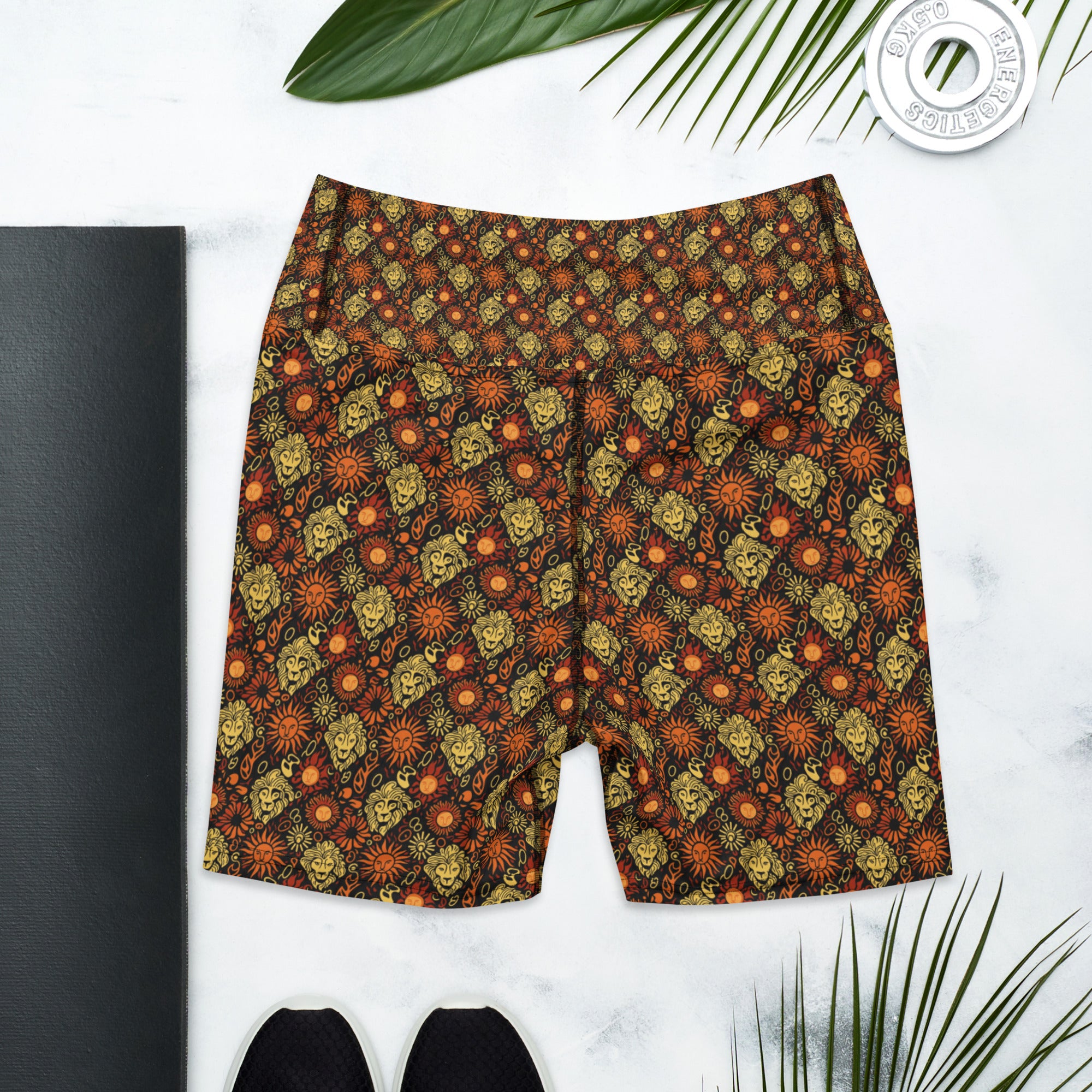 Leo Sun Mane Yoga Shorts | GearBunch