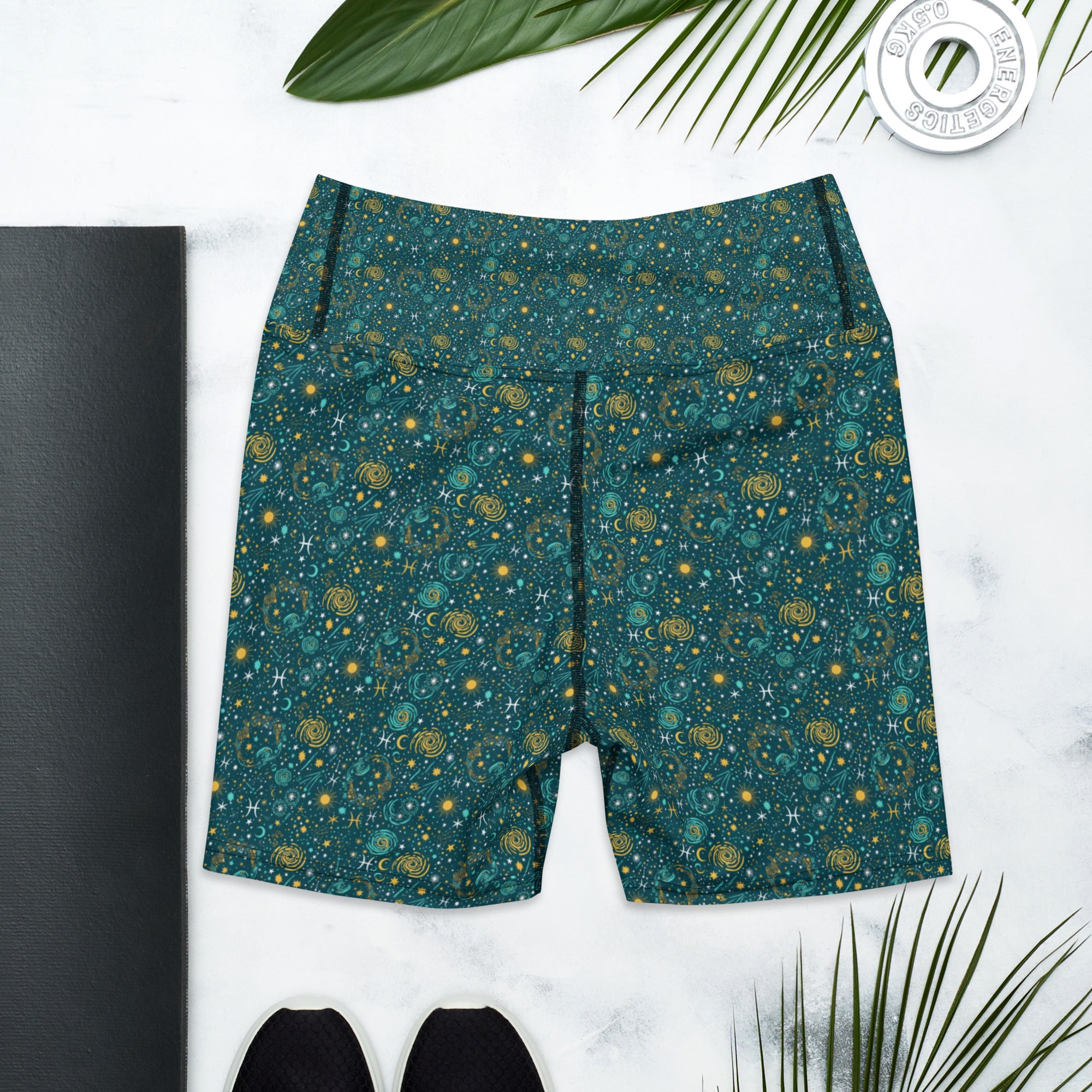 Pisces Celestial Yoga Shorts | GearBunch