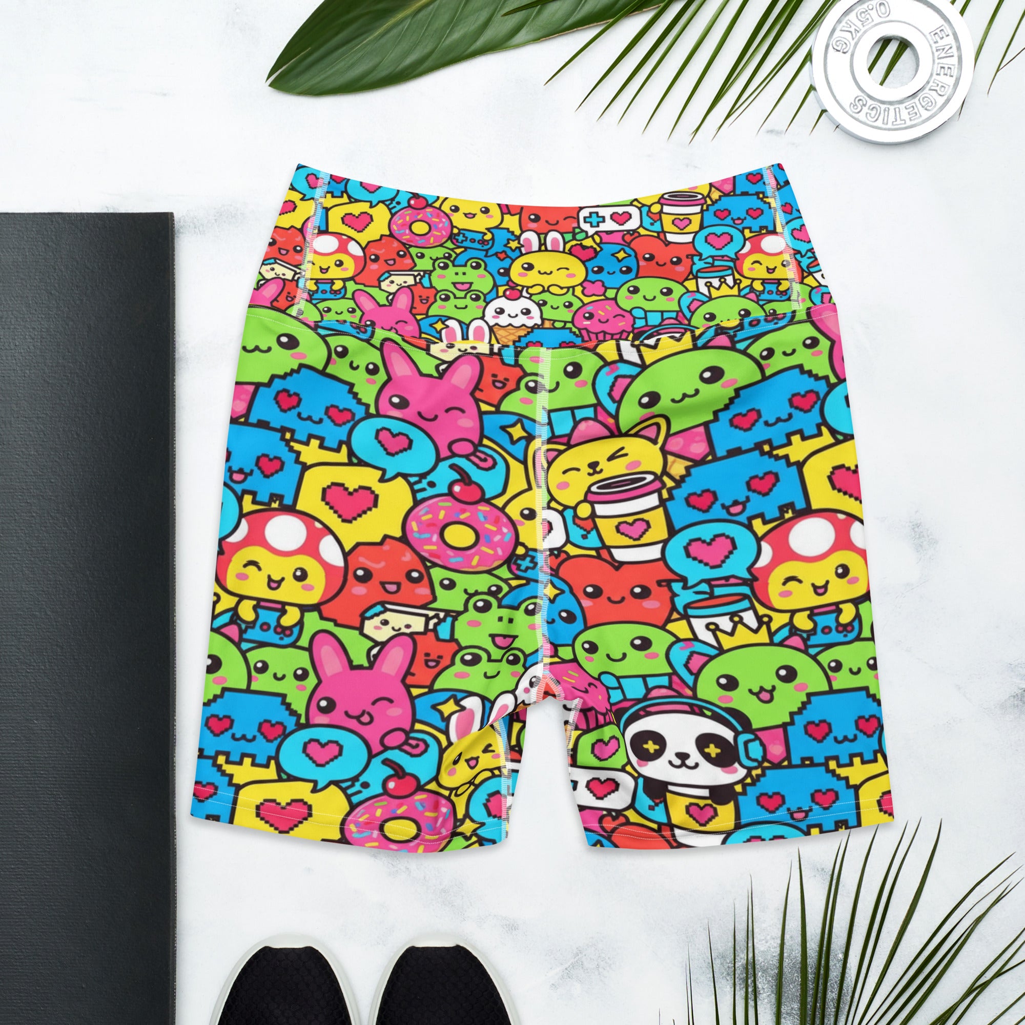 Kawaii Arcade Game Yoga Shorts | GearBunch