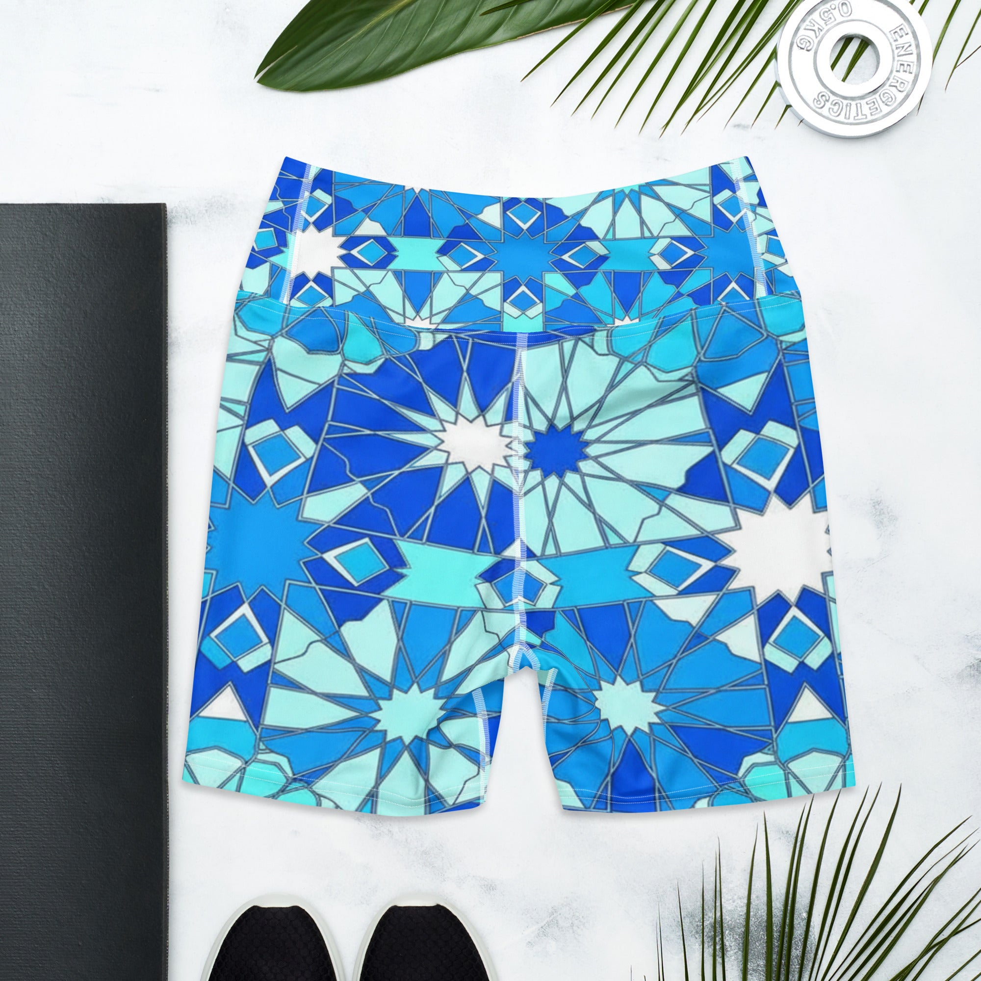 Zellige Arctic Yoga Shorts | GearBunch