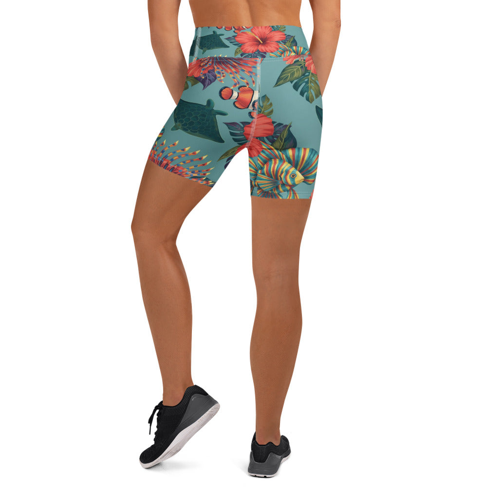 Yoga Shorts back view | GearBunch