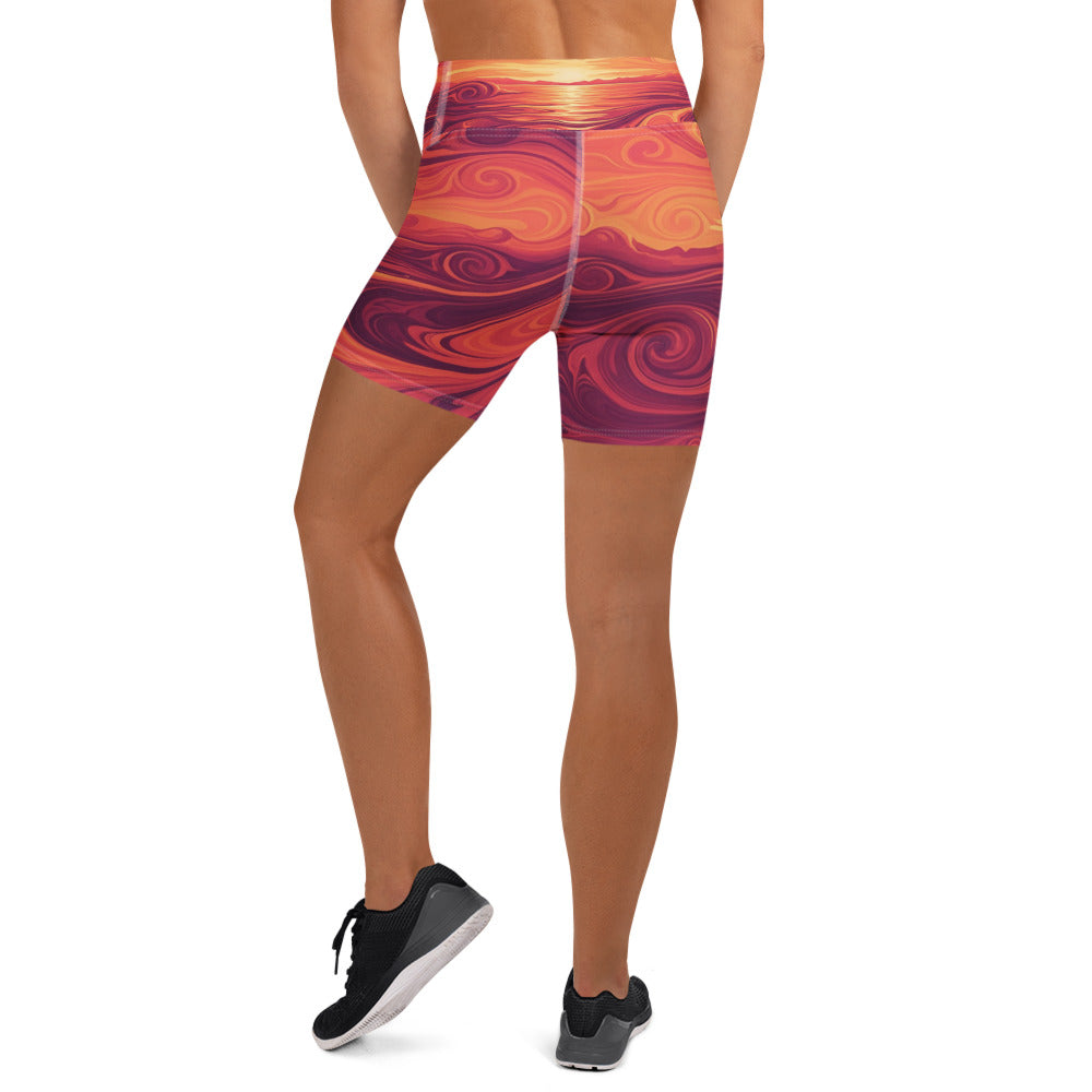 Yoga Shorts back view | GearBunch