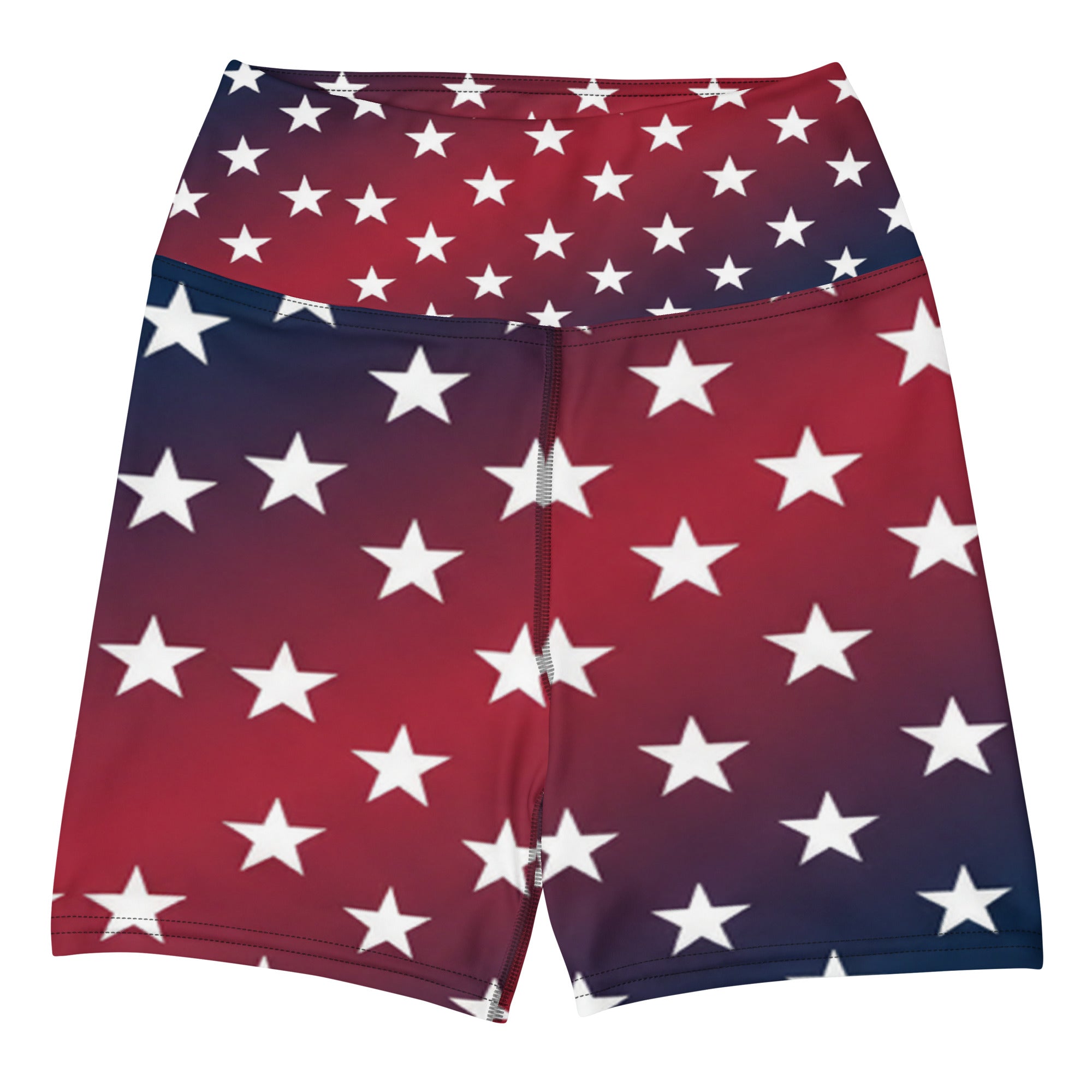 American Sunset Yoga Shorts | GearBunch