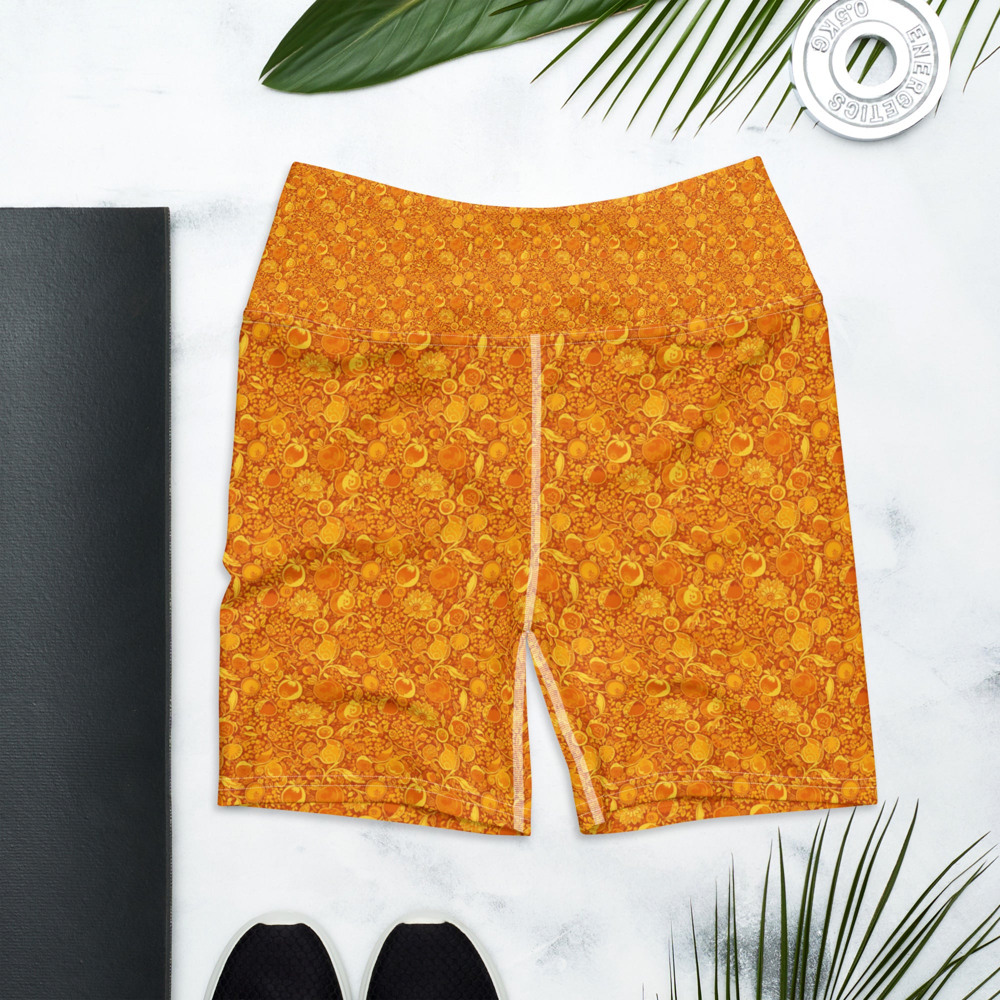 Fruit Market Still Life Yoga Shorts | GearBunch