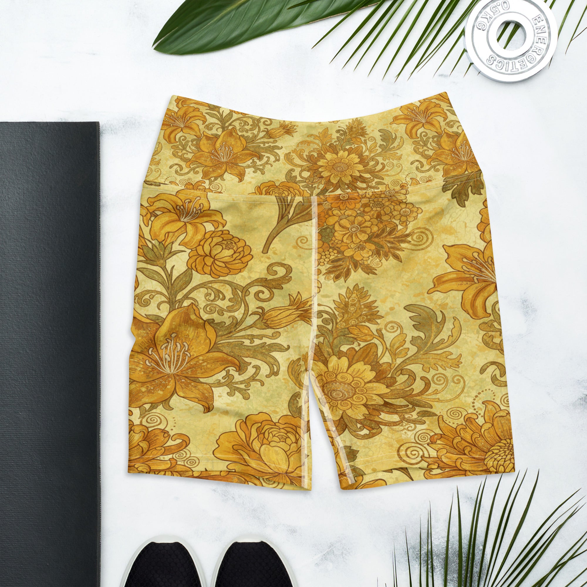 Gustav Klimt Garden Yoga Shorts | GearBunch