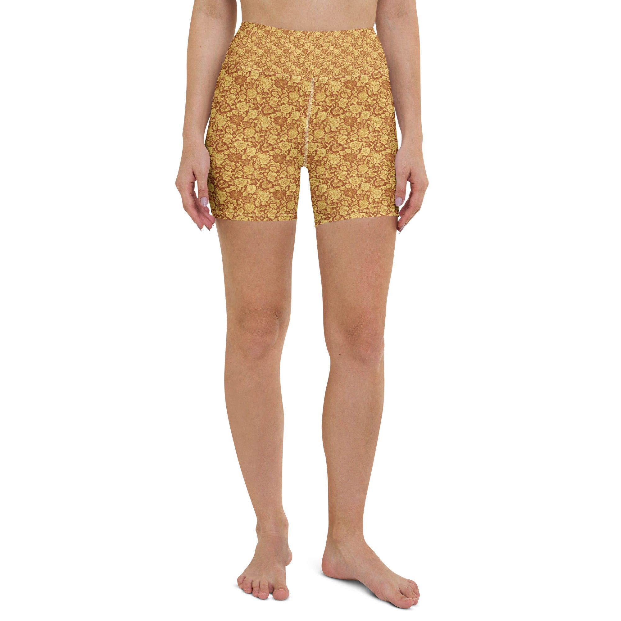 Vintage Magazine Fashion Yoga Shorts | GearBunch