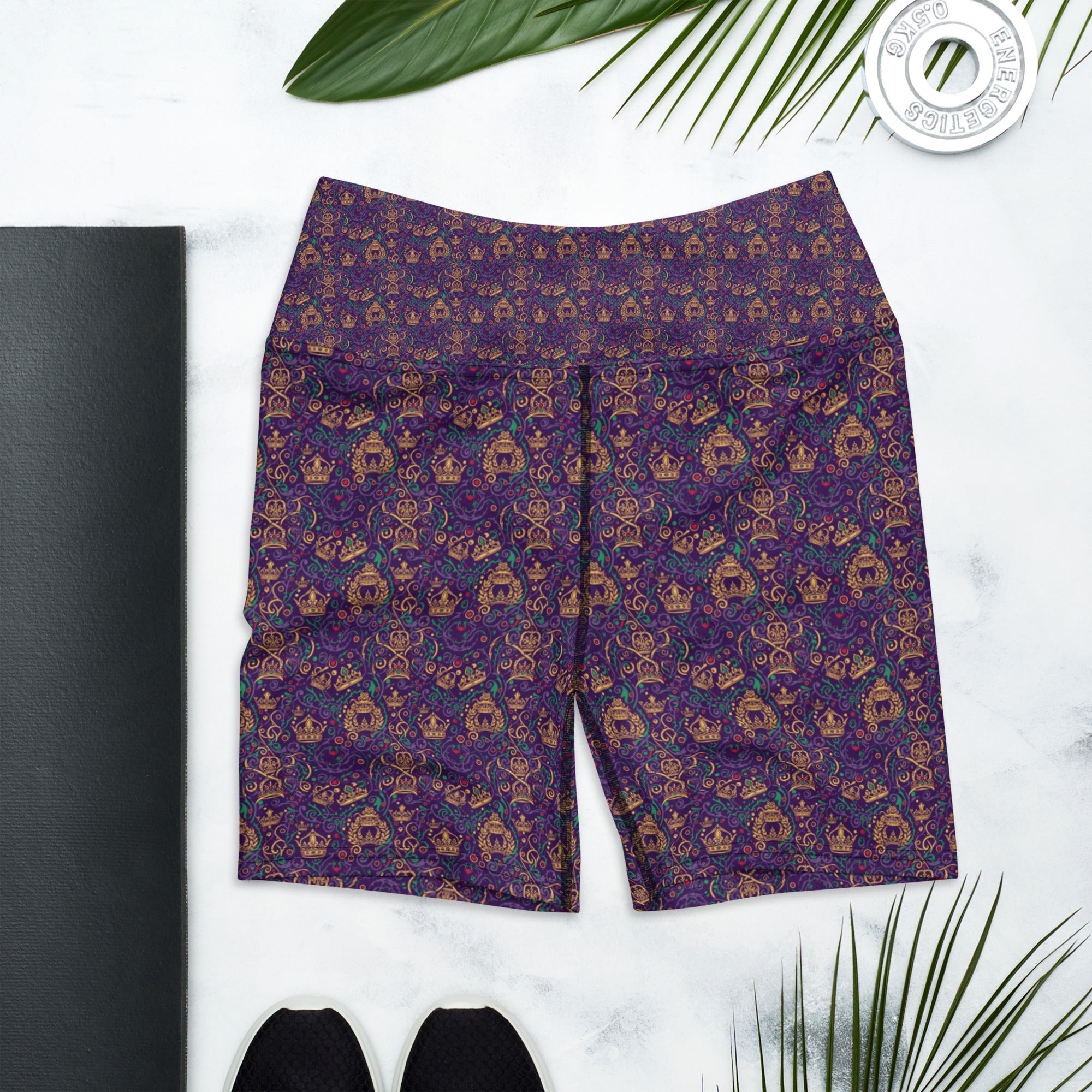 Crown of Glory Yoga Shorts | GearBunch