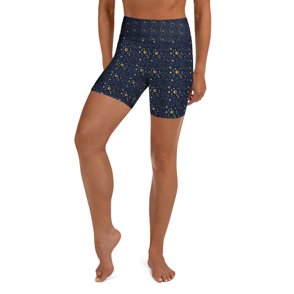 Taurus Celestial Yoga Shorts | GearBunch