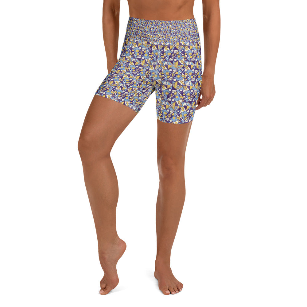 Gemini Duality Yoga Shorts | GearBunch