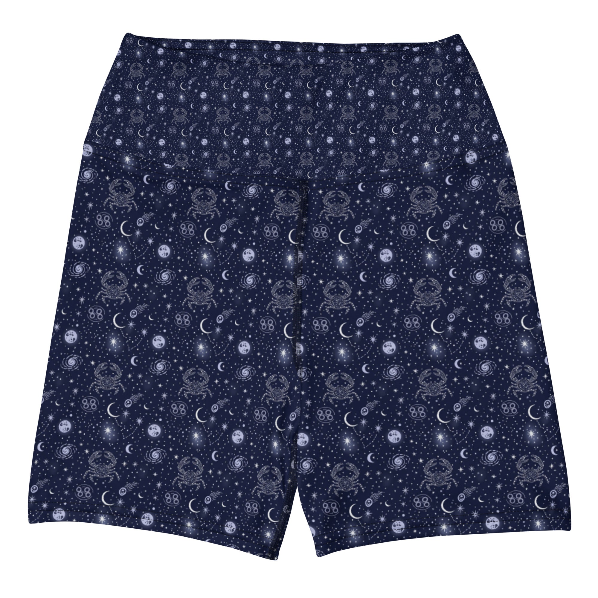 Cancer Celestial Yoga Shorts | GearBunch
