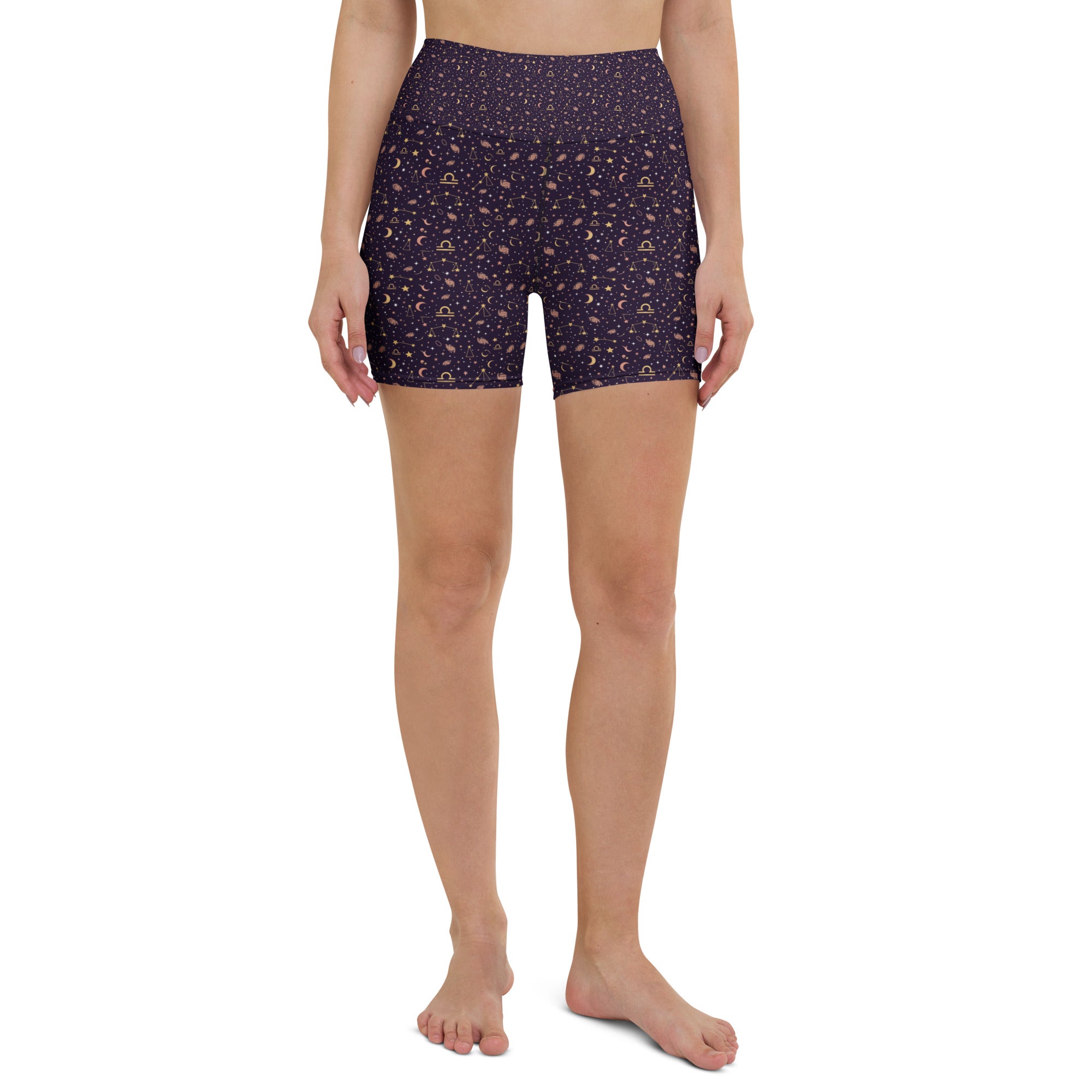 Libra Celestial Yoga Shorts | GearBunch