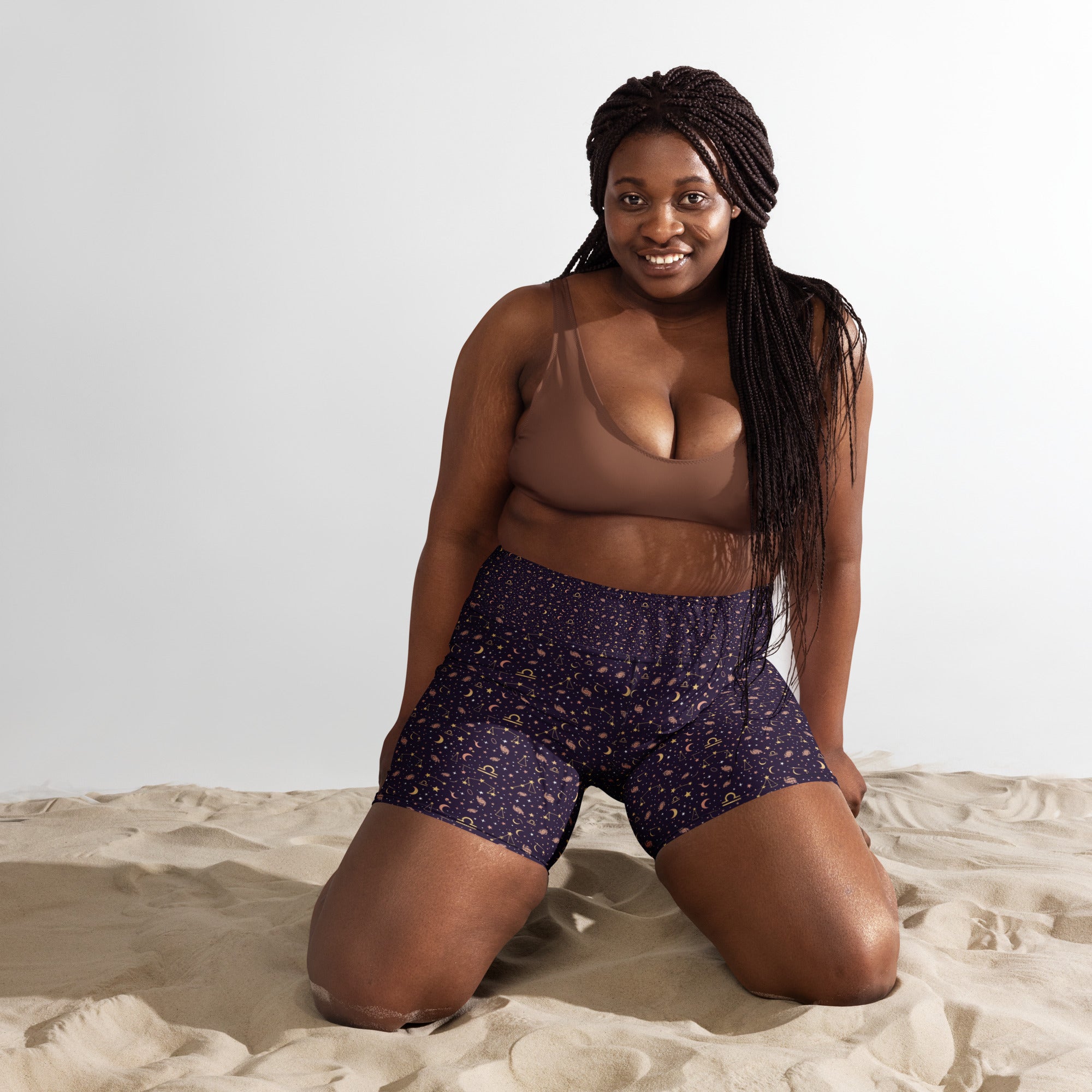 Libra Celestial Yoga Shorts | GearBunch