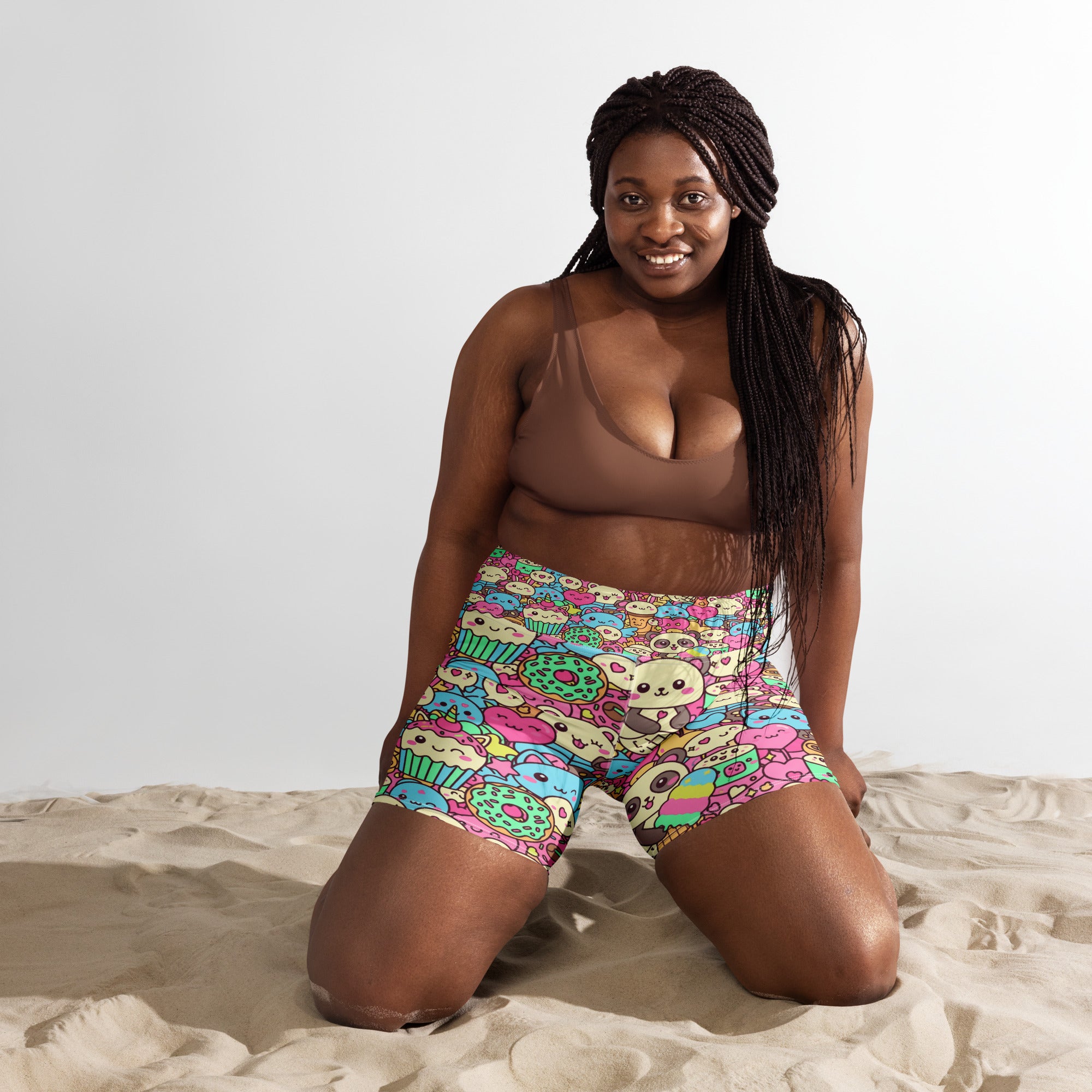 Kawaii Sweet Treats Yoga Shorts | GearBunch