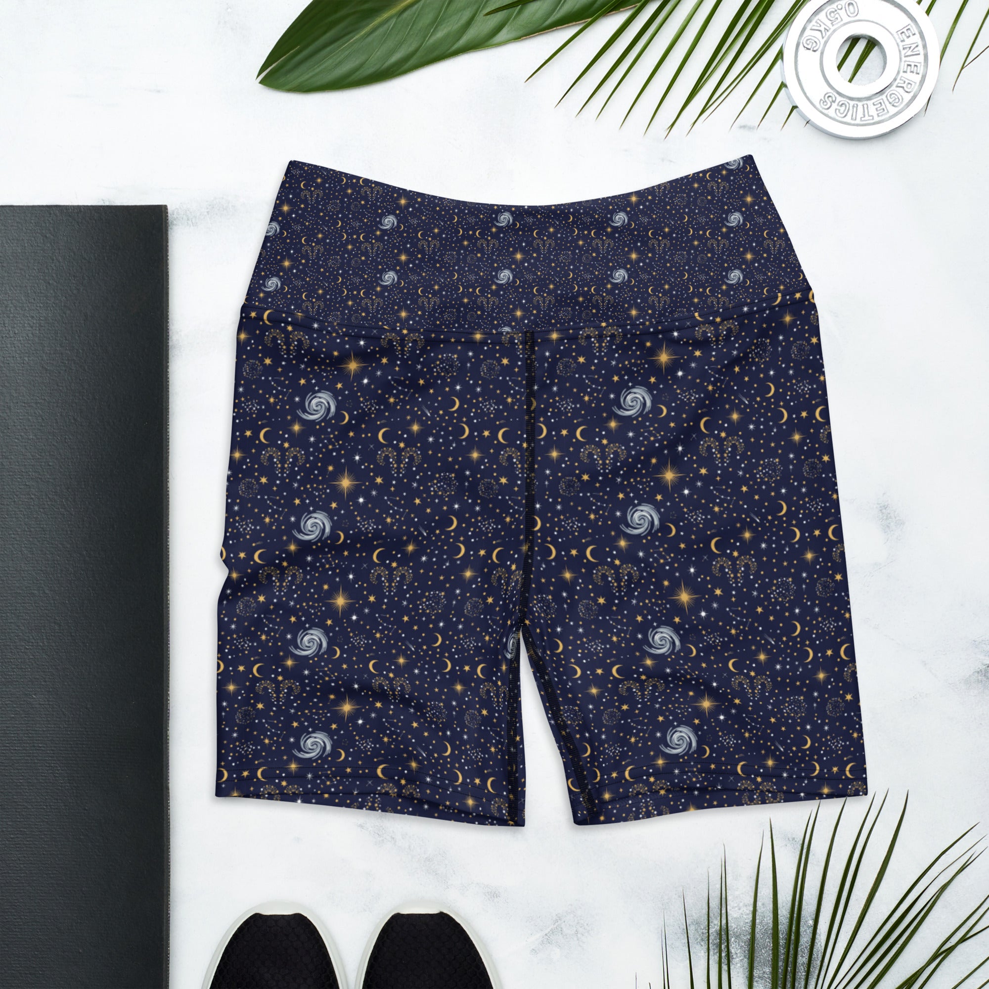 Aries Celestial Yoga Shorts | GearBunch
