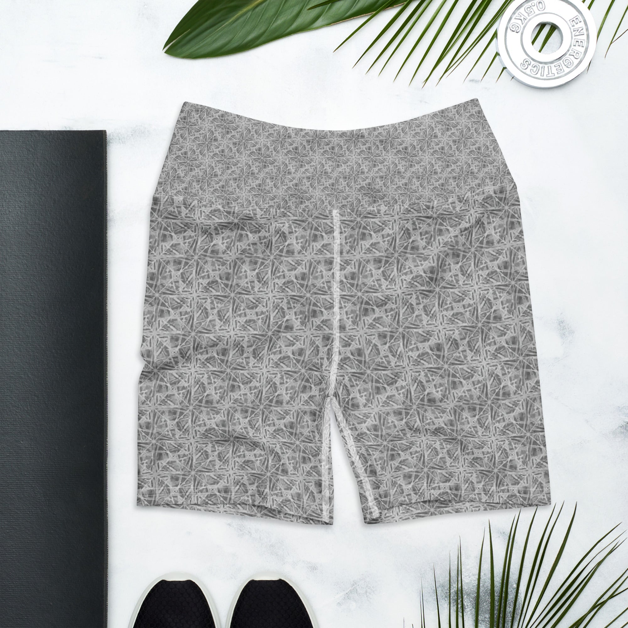 Confusion Abstract Yoga Shorts | GearBunch