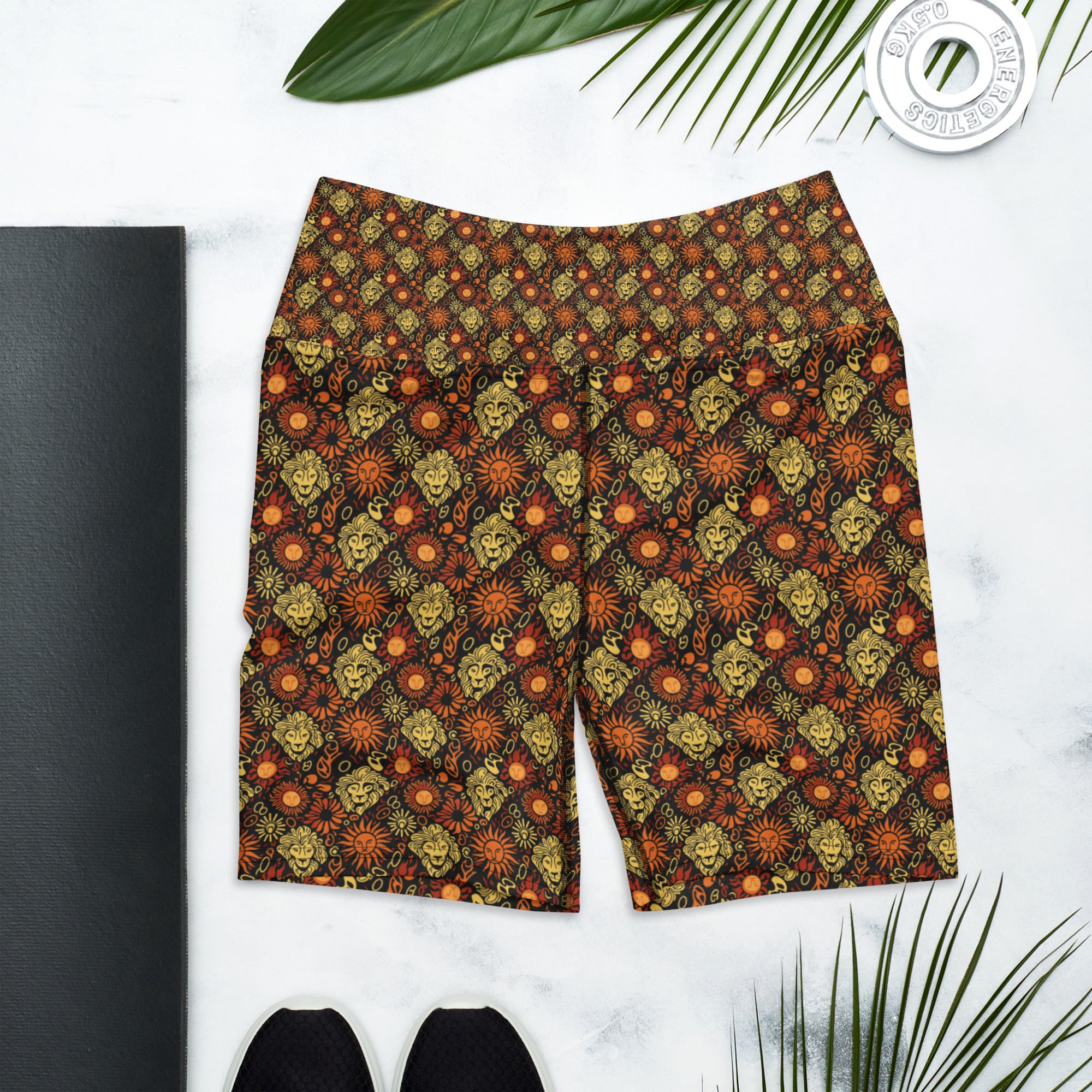 Leo Sun Mane Yoga Shorts | GearBunch