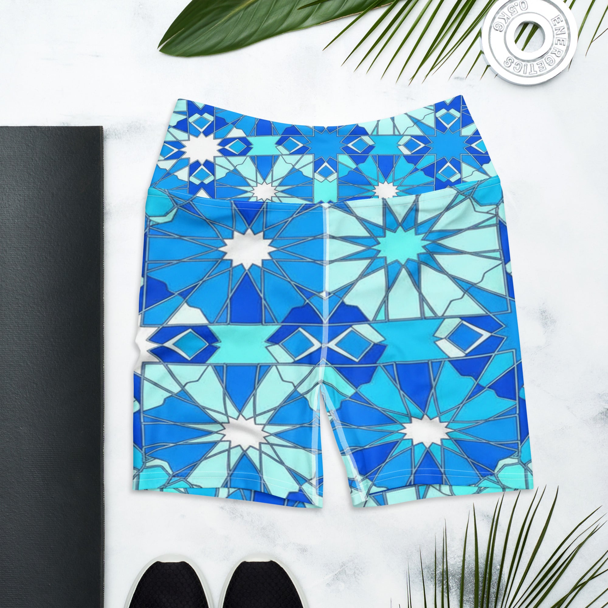 Zellige Arctic Yoga Shorts | GearBunch