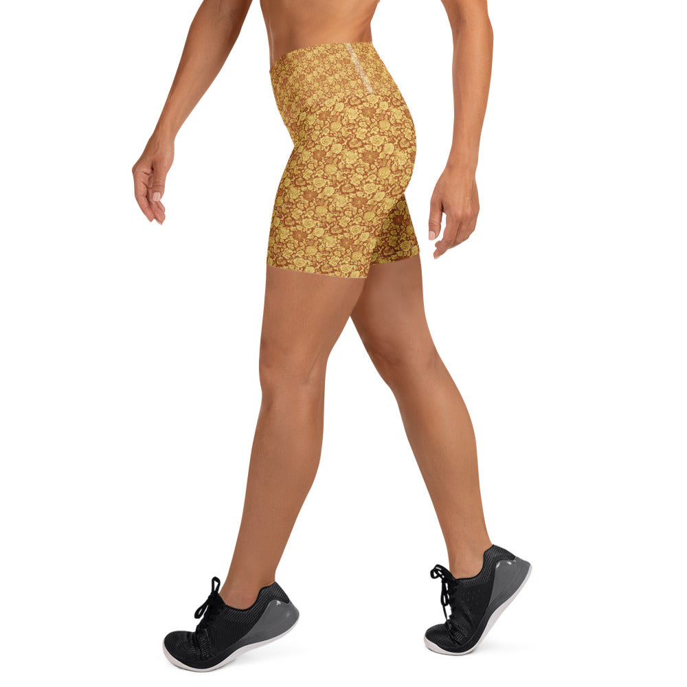 Vintage Magazine Fashion Yoga Shorts | GearBunch