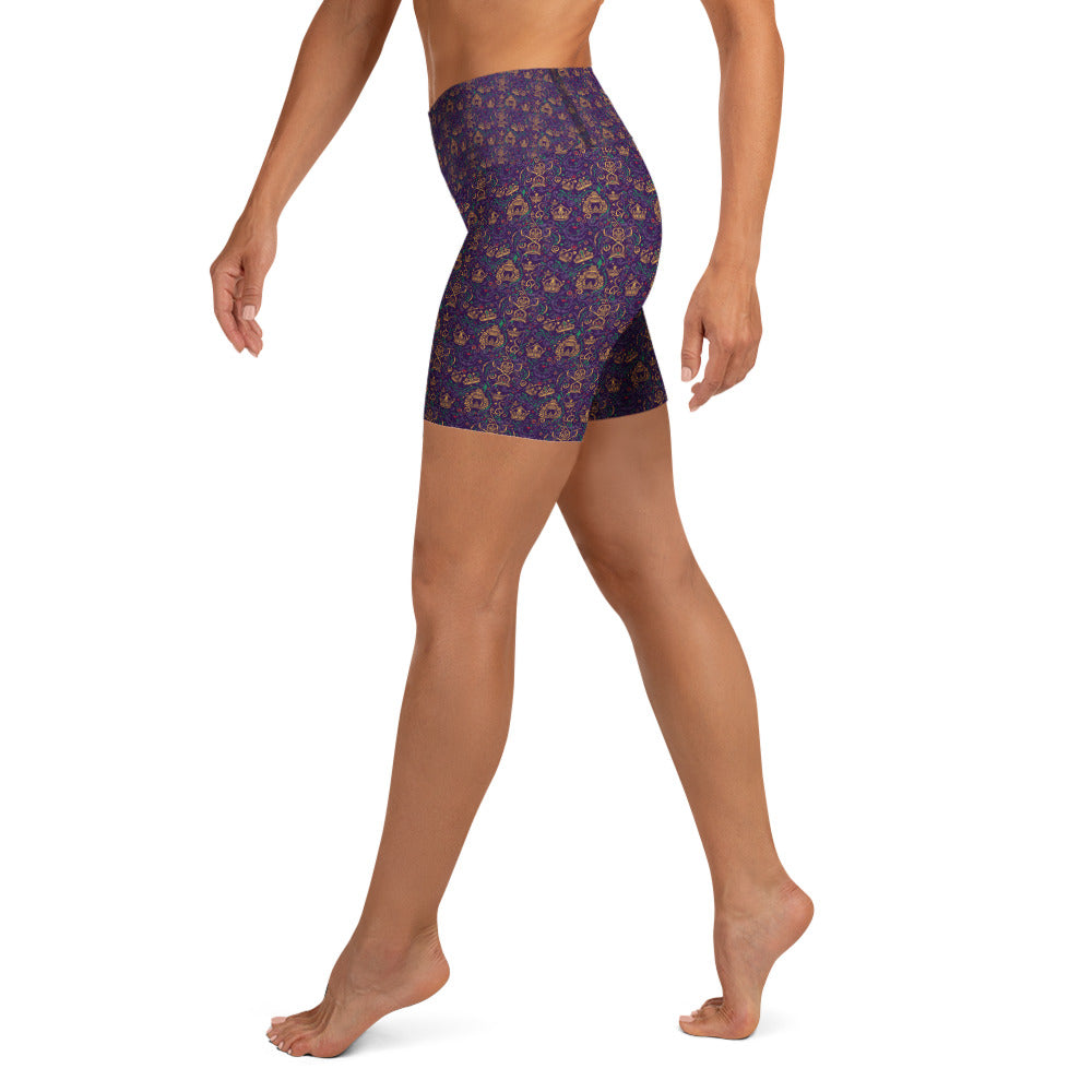 Crown of Glory Yoga Shorts | GearBunch