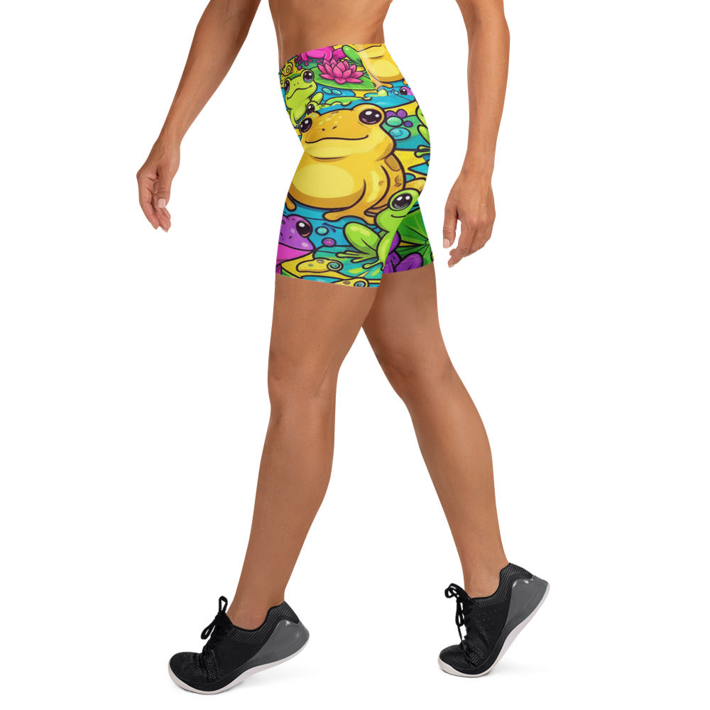 Vibrant Frog Pond Yoga Shorts | GearBunch