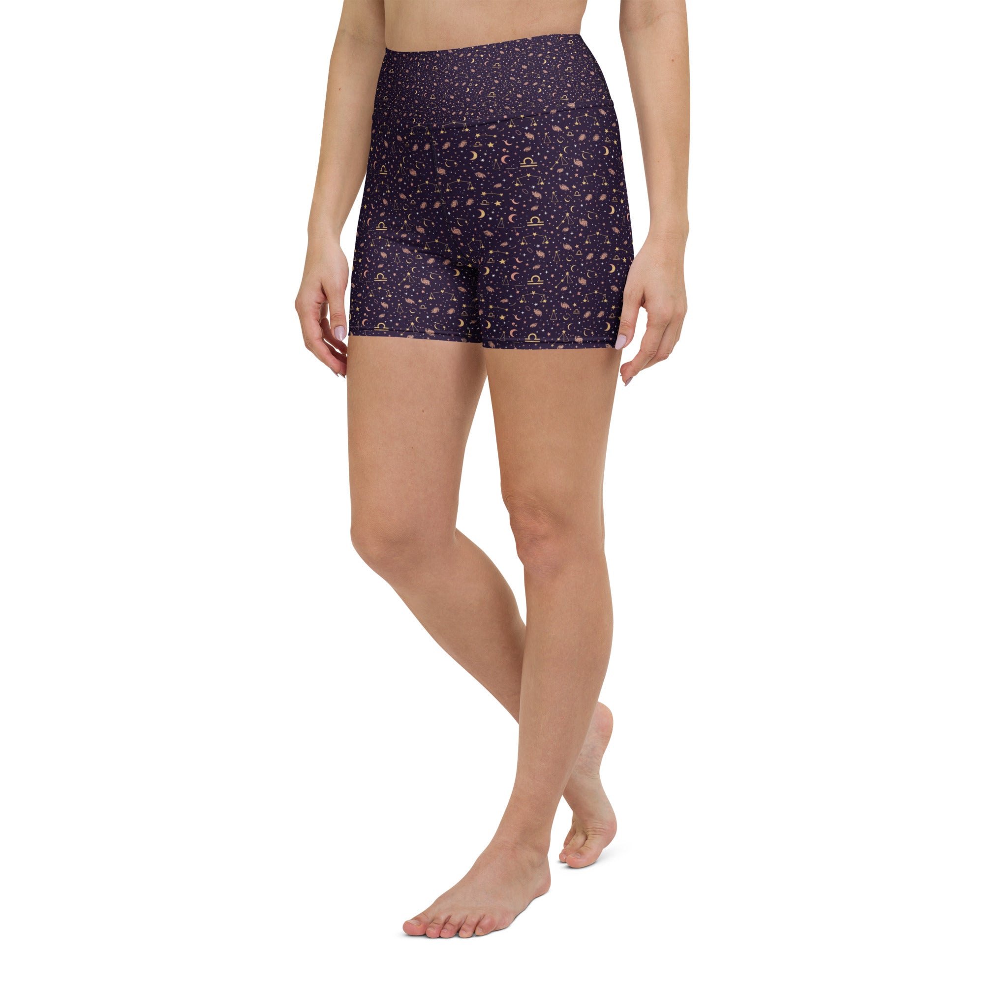 Libra Celestial Yoga Shorts | GearBunch