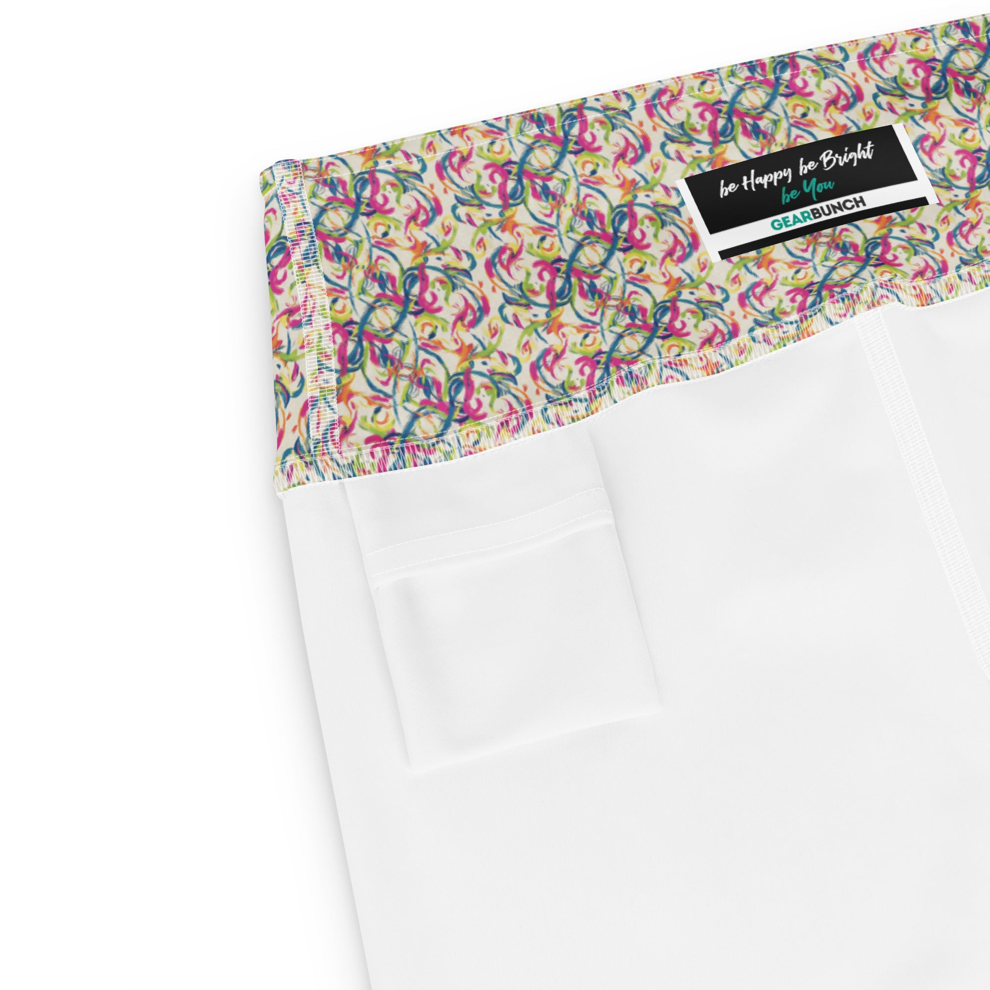 Ciao Bella Script Yoga Shorts | GearBunch