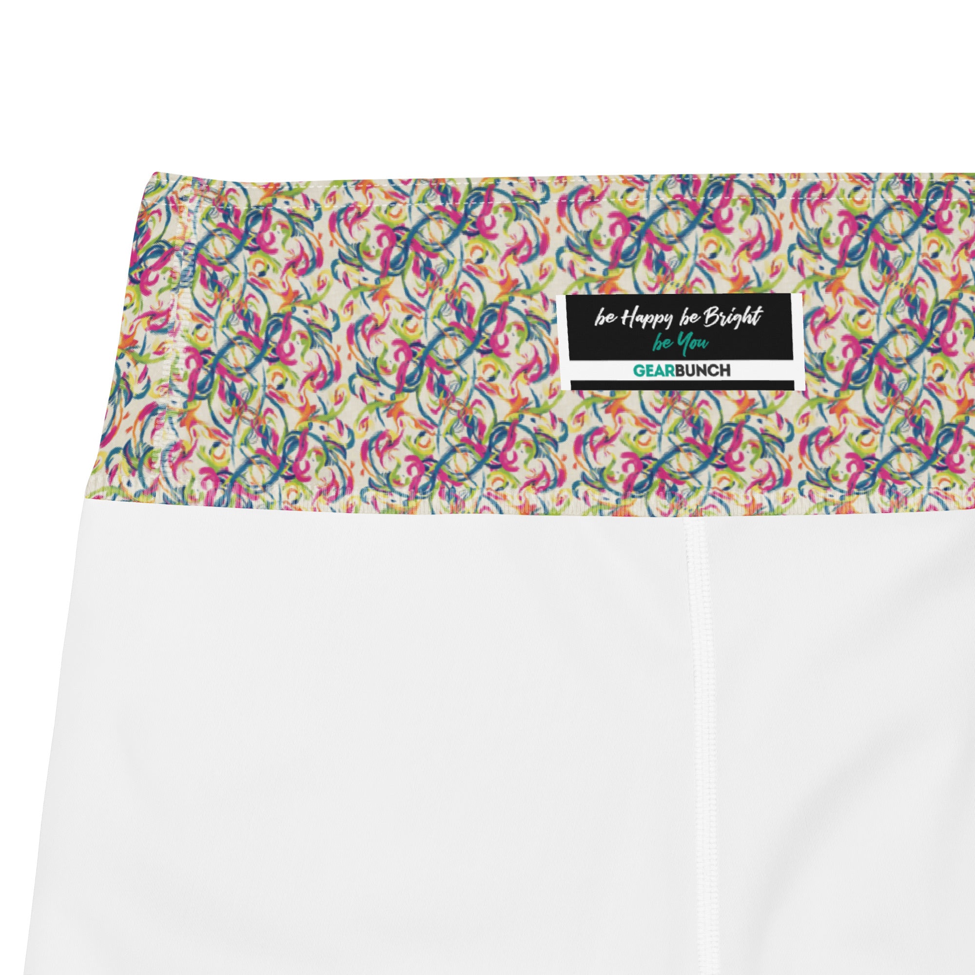 Ciao Bella Script Yoga Shorts | GearBunch