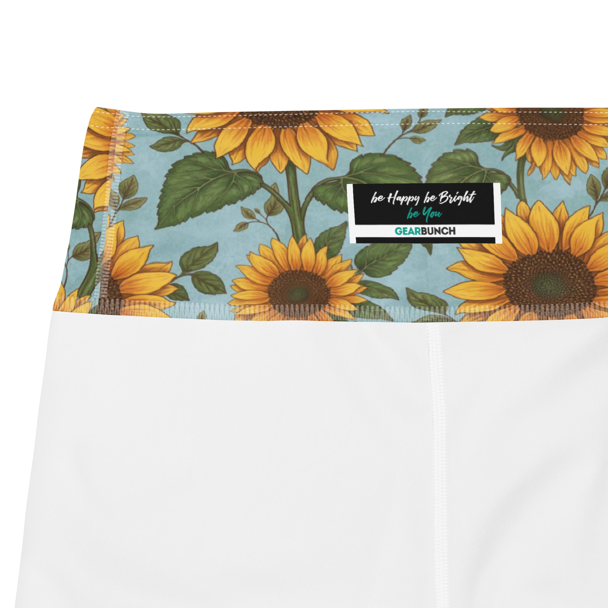 Sunflower Fields Yoga Shorts | GearBunch