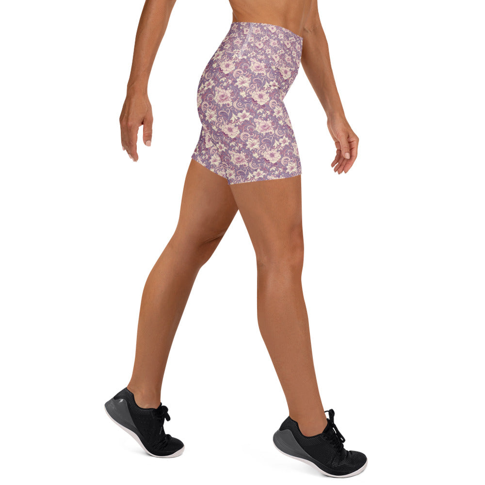 Vintage Fashion Cover Yoga Shorts | GearBunch
