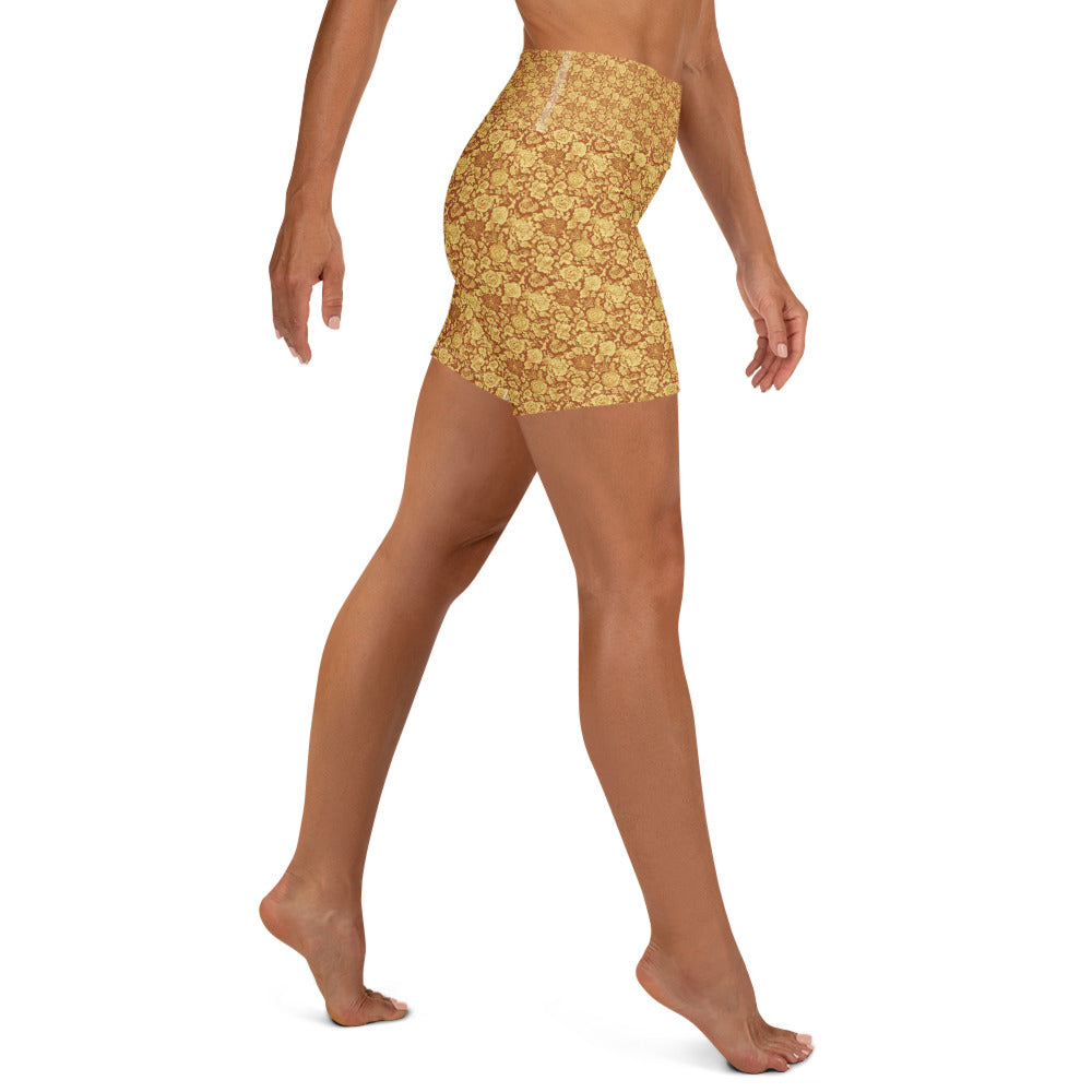 Vintage Magazine Fashion Yoga Shorts | GearBunch